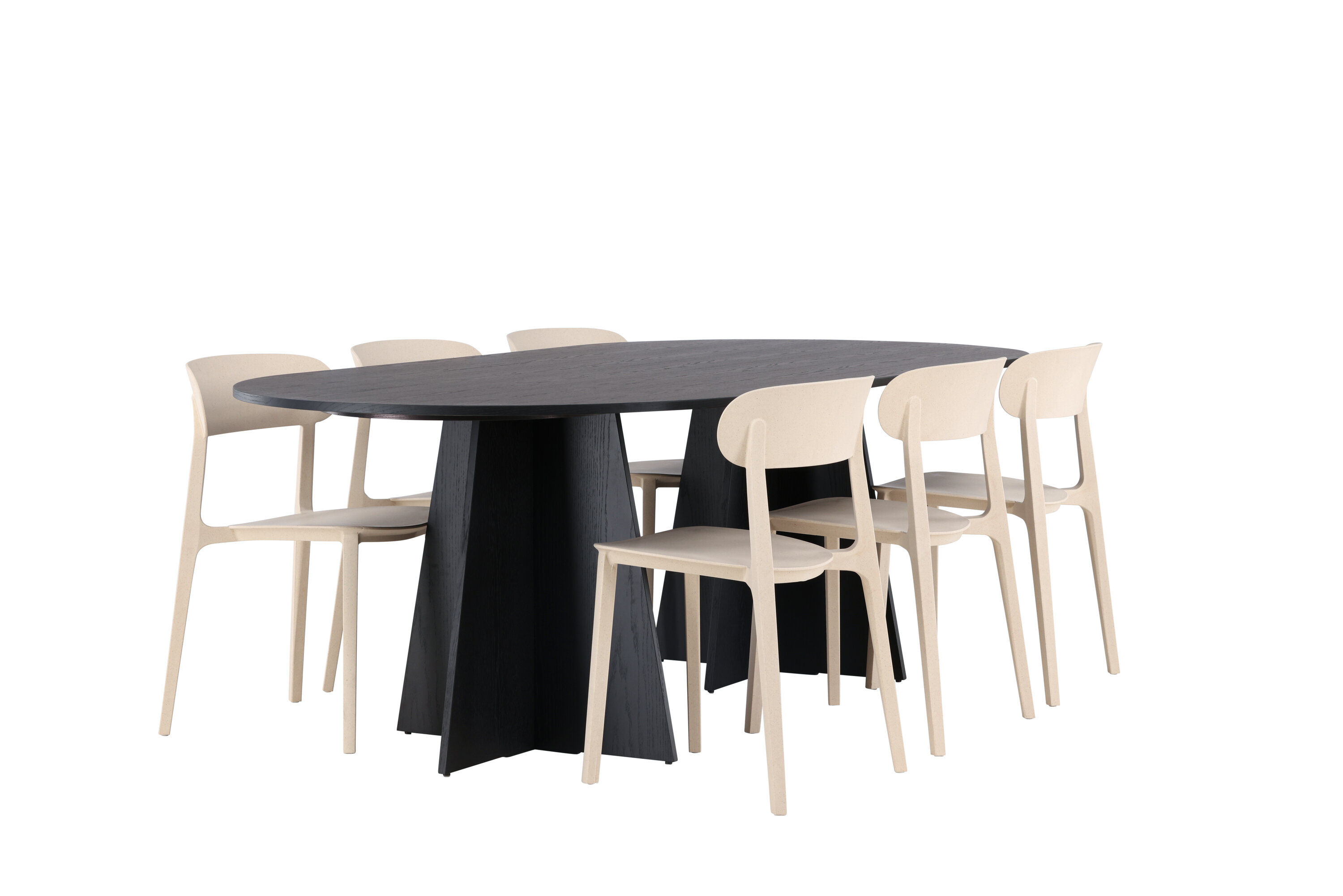 deLOHN Bootcut Oval, Åstol Ovális étkezőgarnitúra