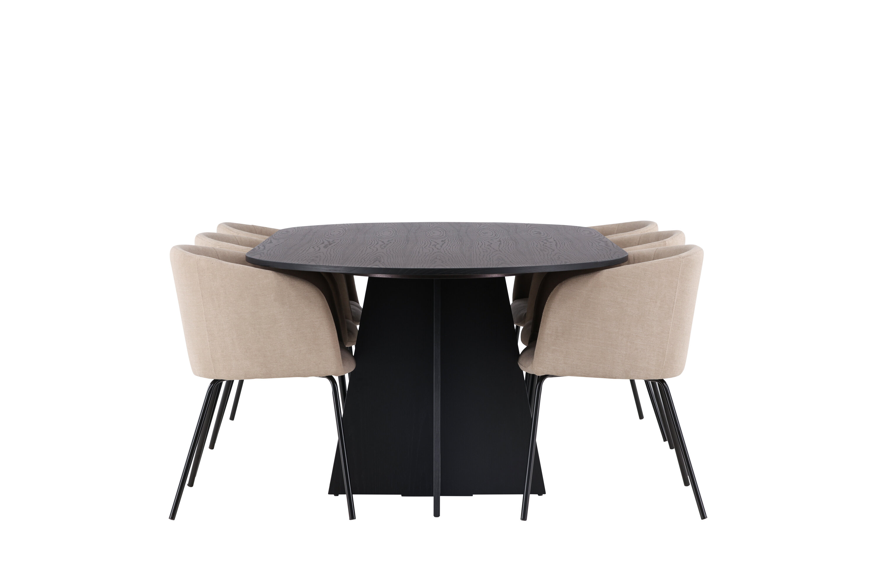 deLOHN Bootcut Oval, Berit Téglalap alakú étkezőgarnitúra