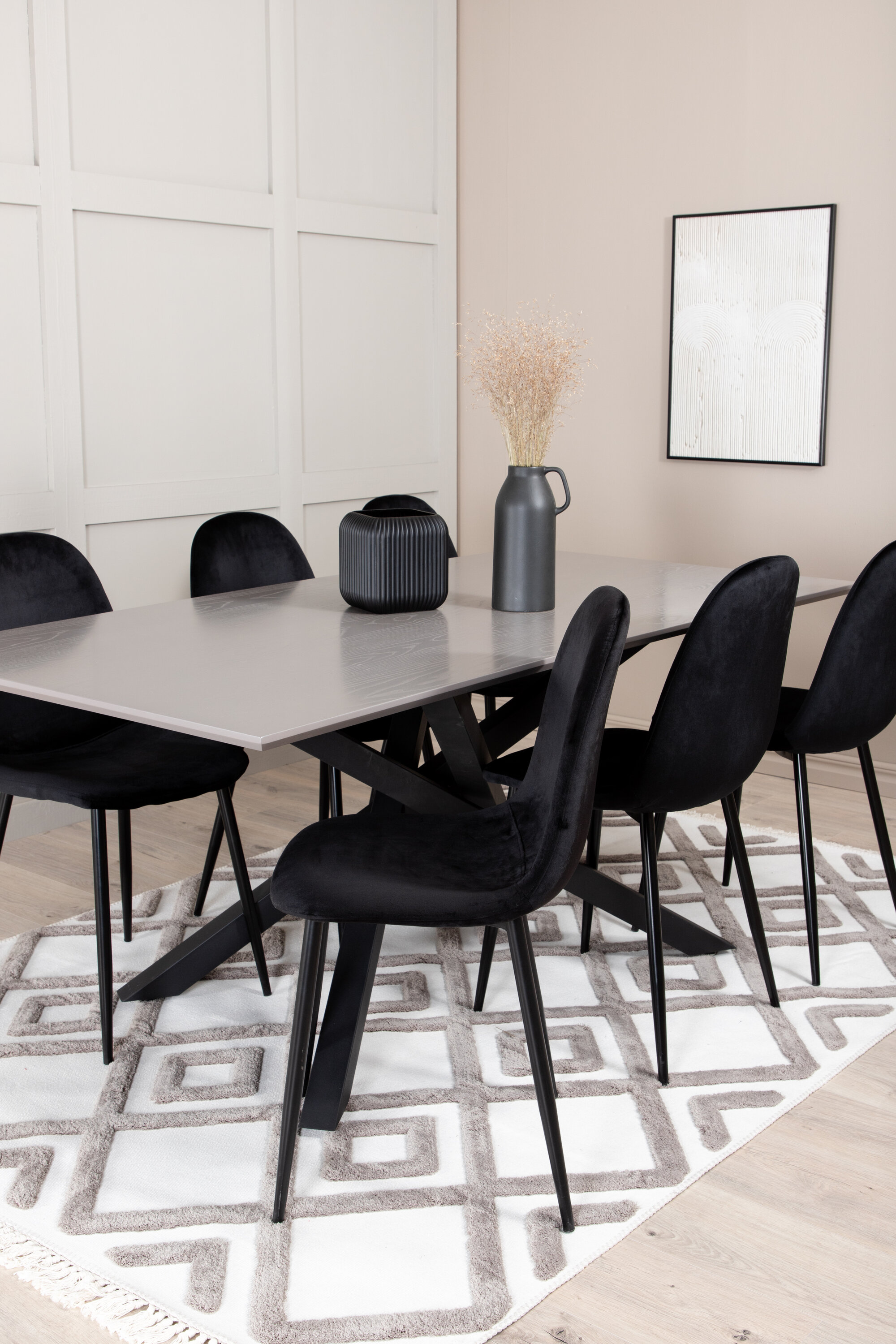 deLOHN Piazza, Polar Téglalap alakú étkezőgarnitúra