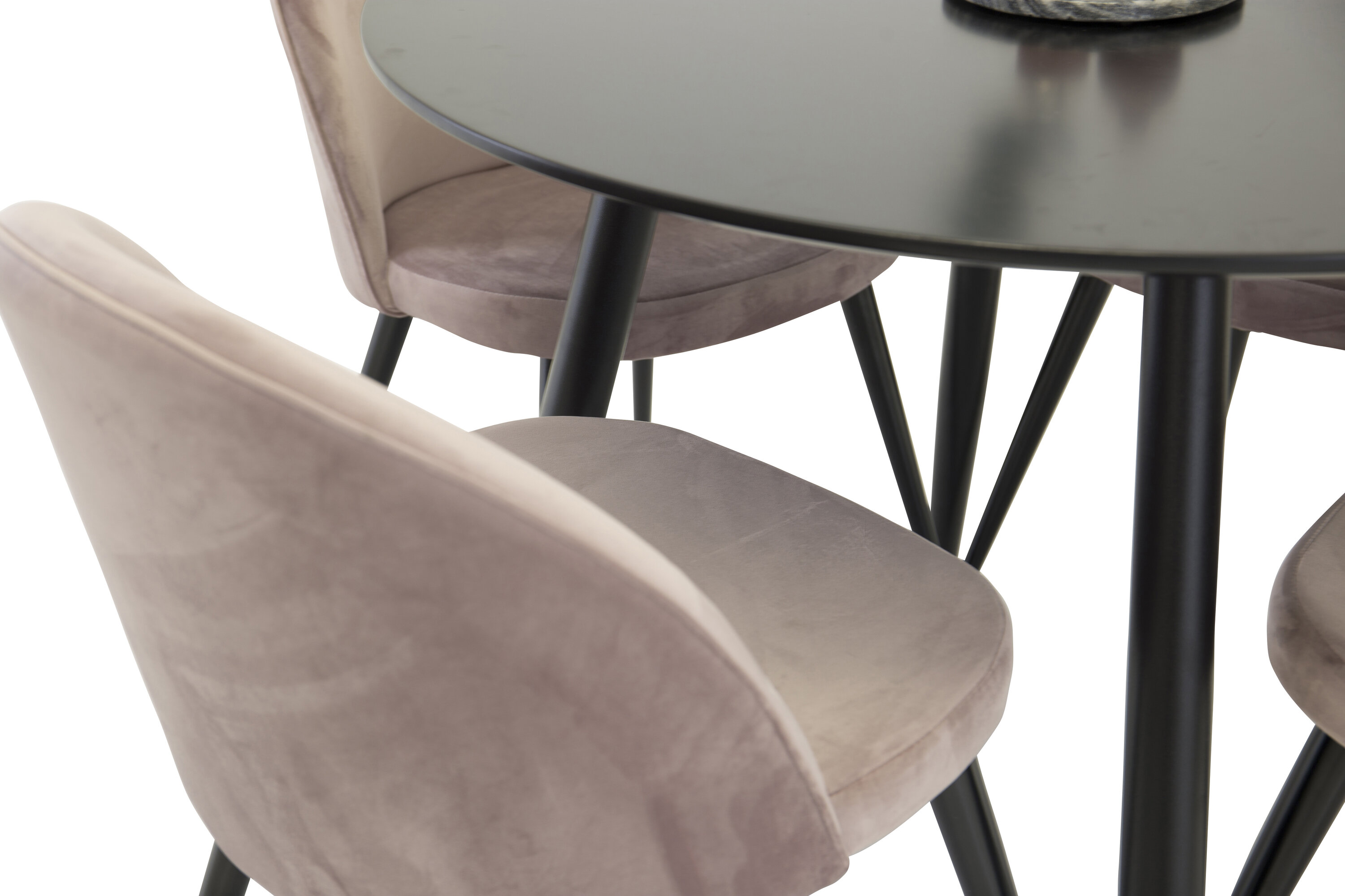 deLOHN Velvet, Plaza Kör alakú étkezőgarnitúra