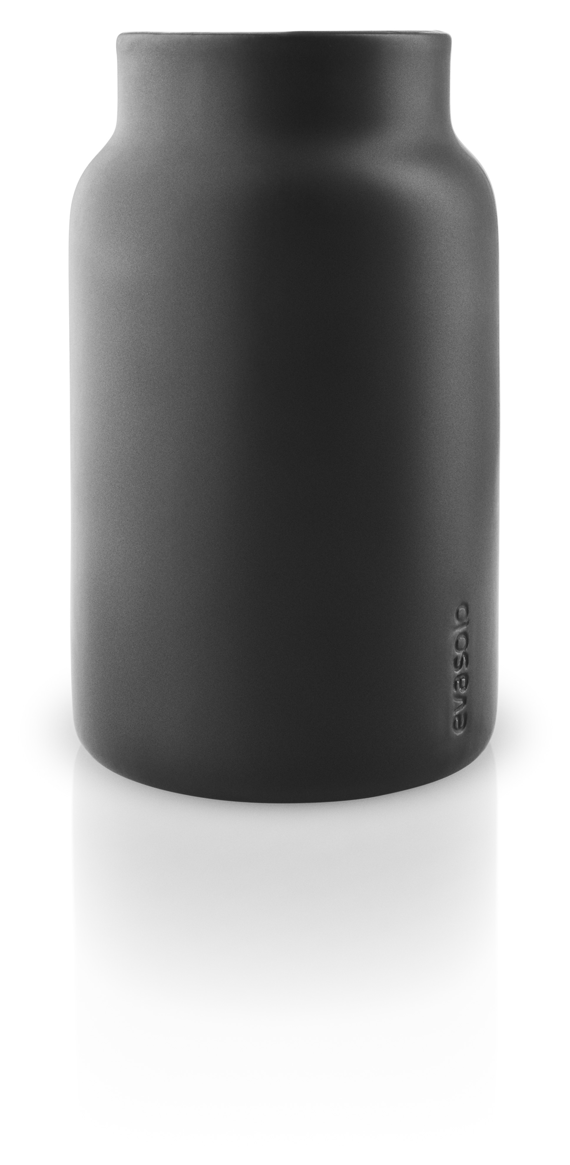 Jar - Ceramic - Matt black