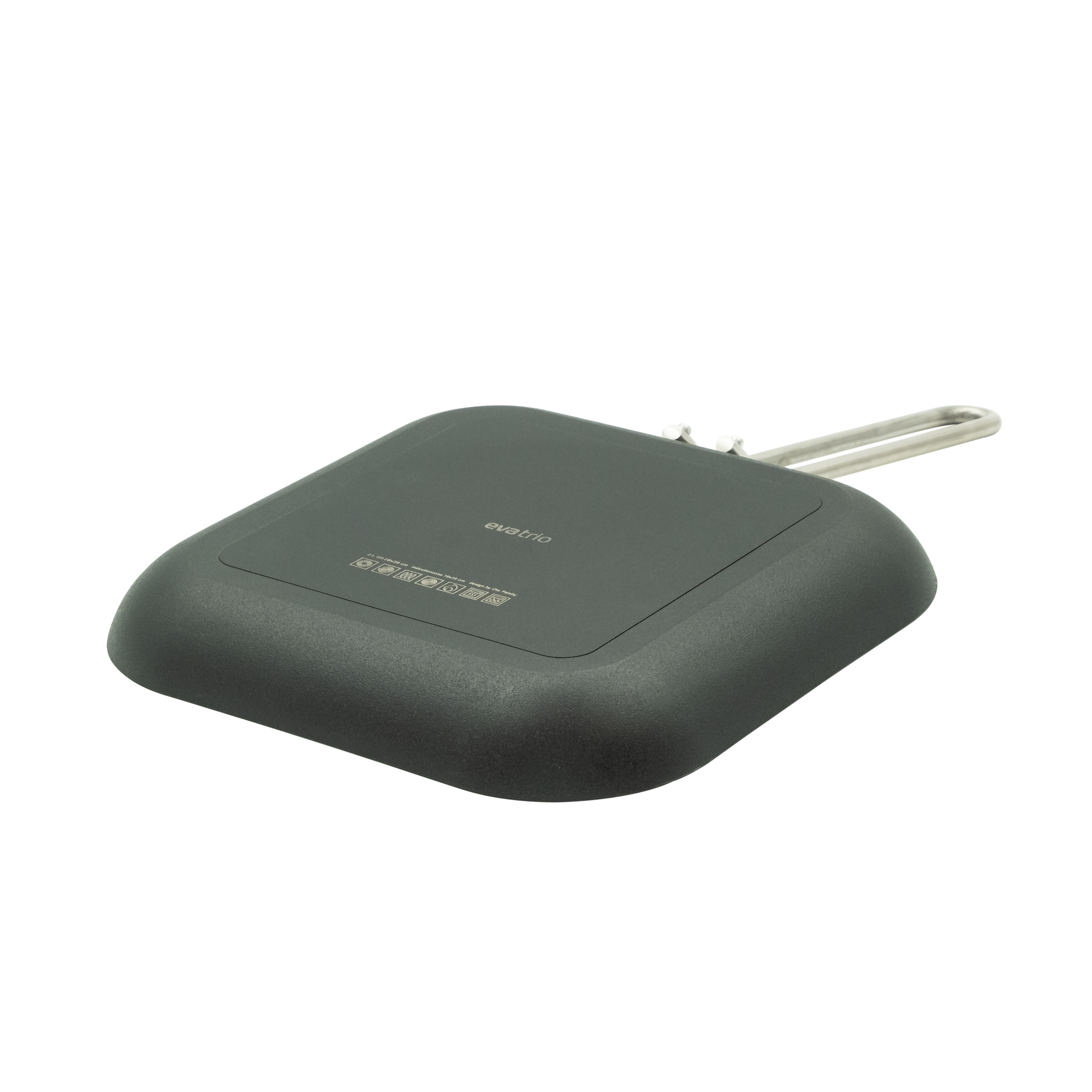 Professional grill frying pan - 28x28 cm - Slip-Let® non-stick