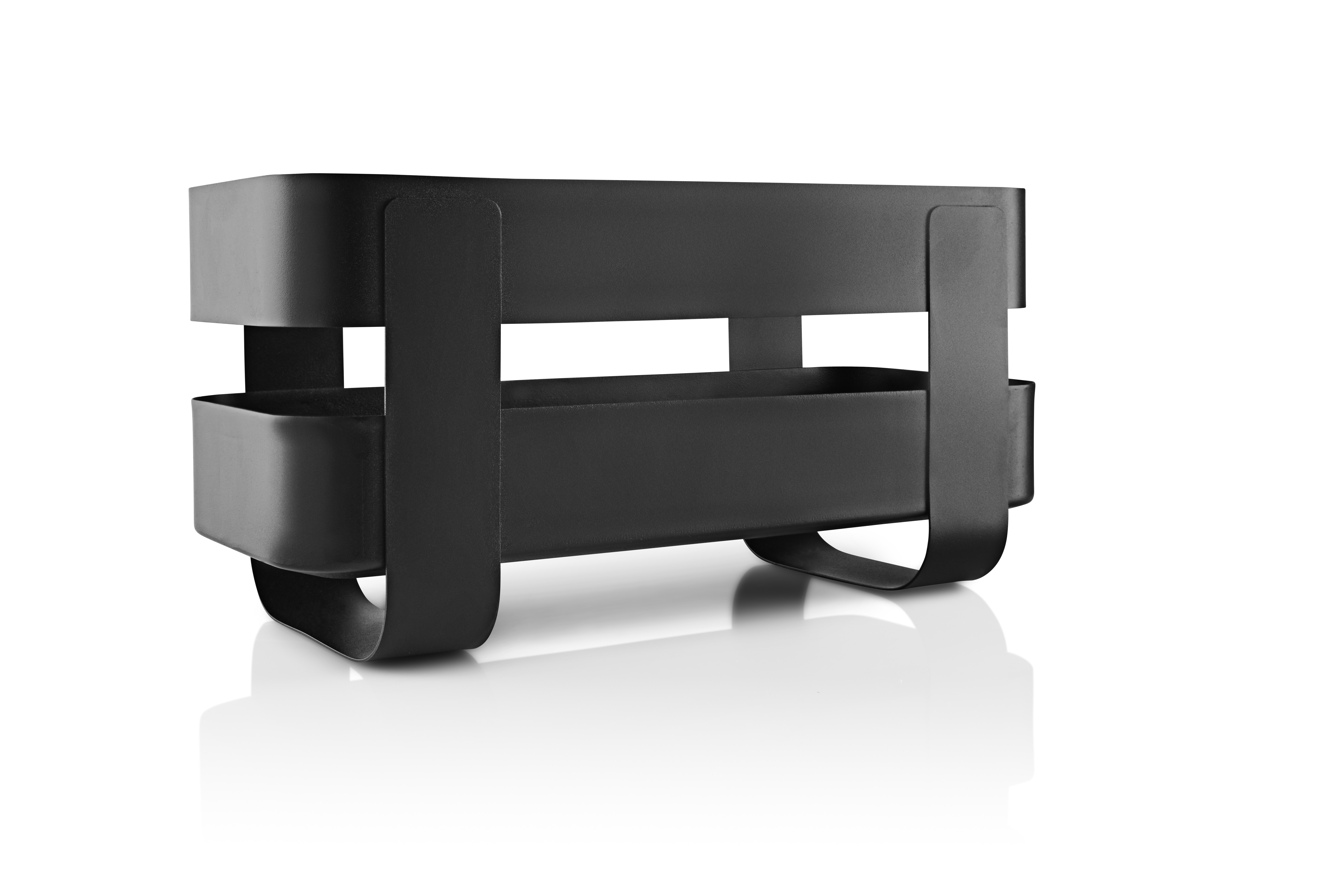 Självvattnande Herb organiser stål - Black