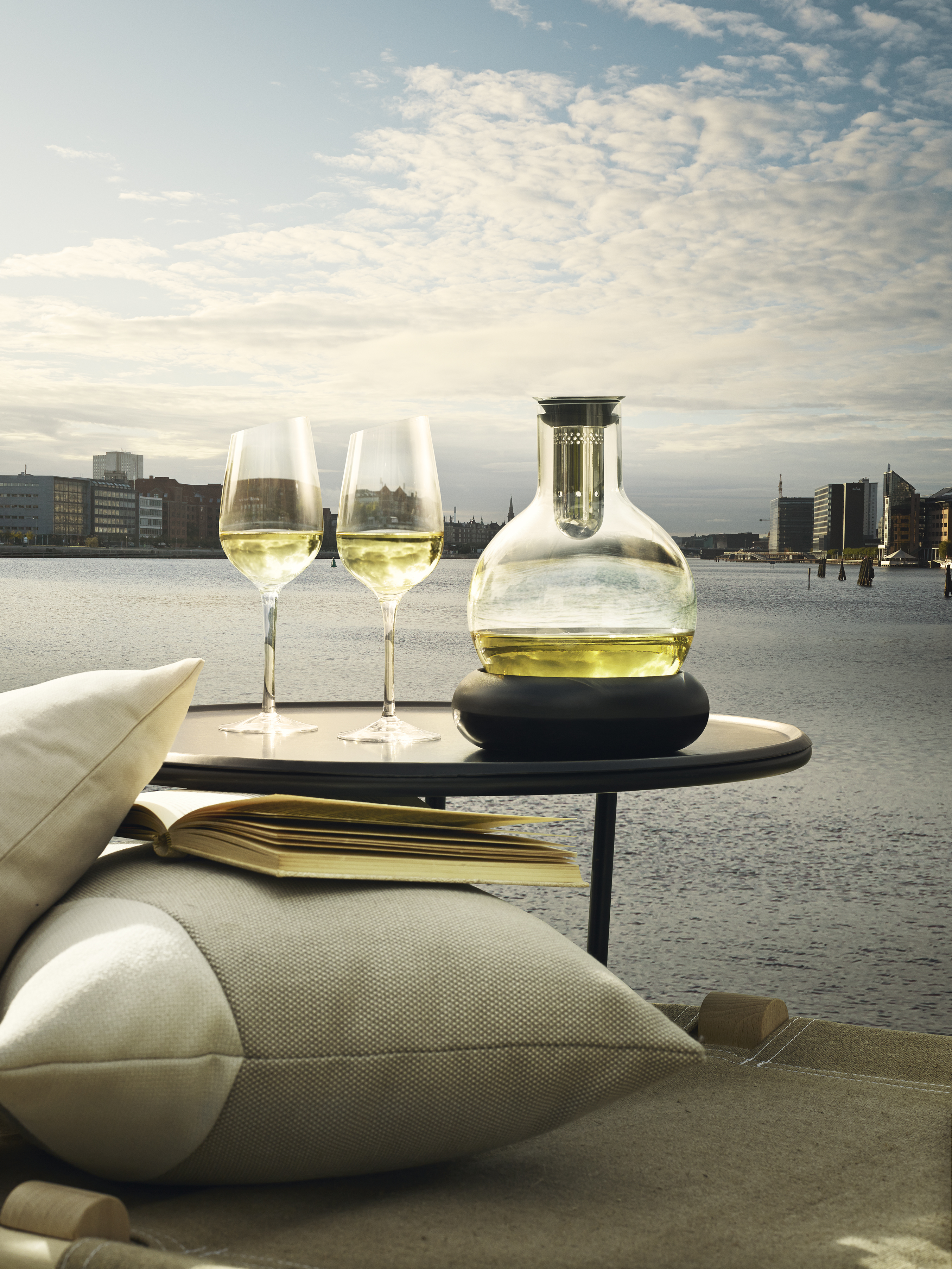 Dekanteringskaraffen med kylelement - 0.75 l