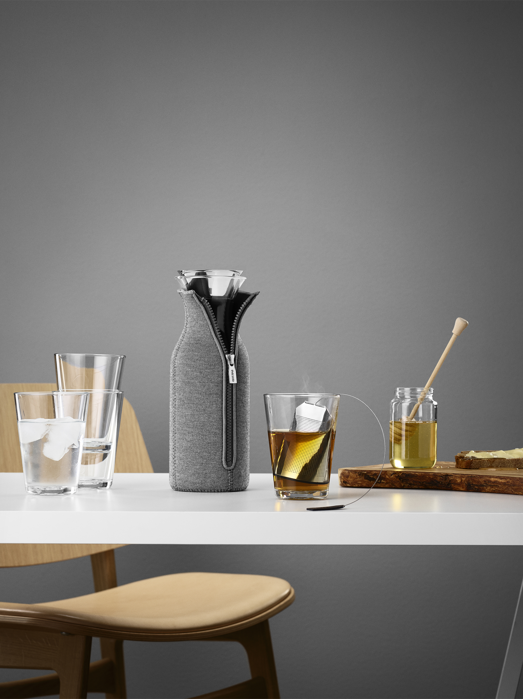 Tebrev - Lille - Rustfrit stål