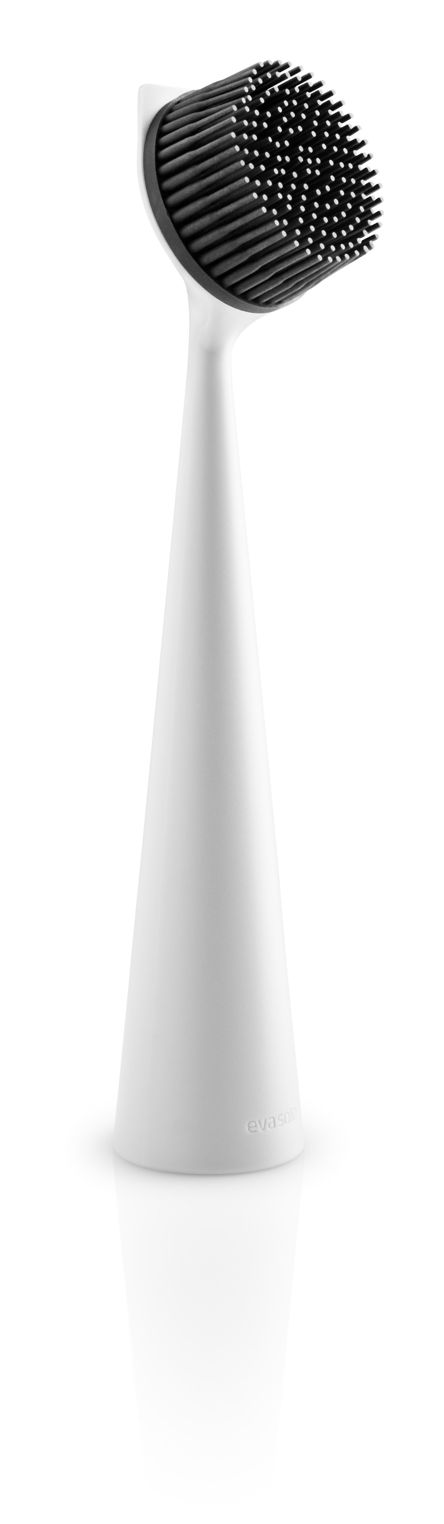 Washing-up brush - Silicone bristles - Marble grey