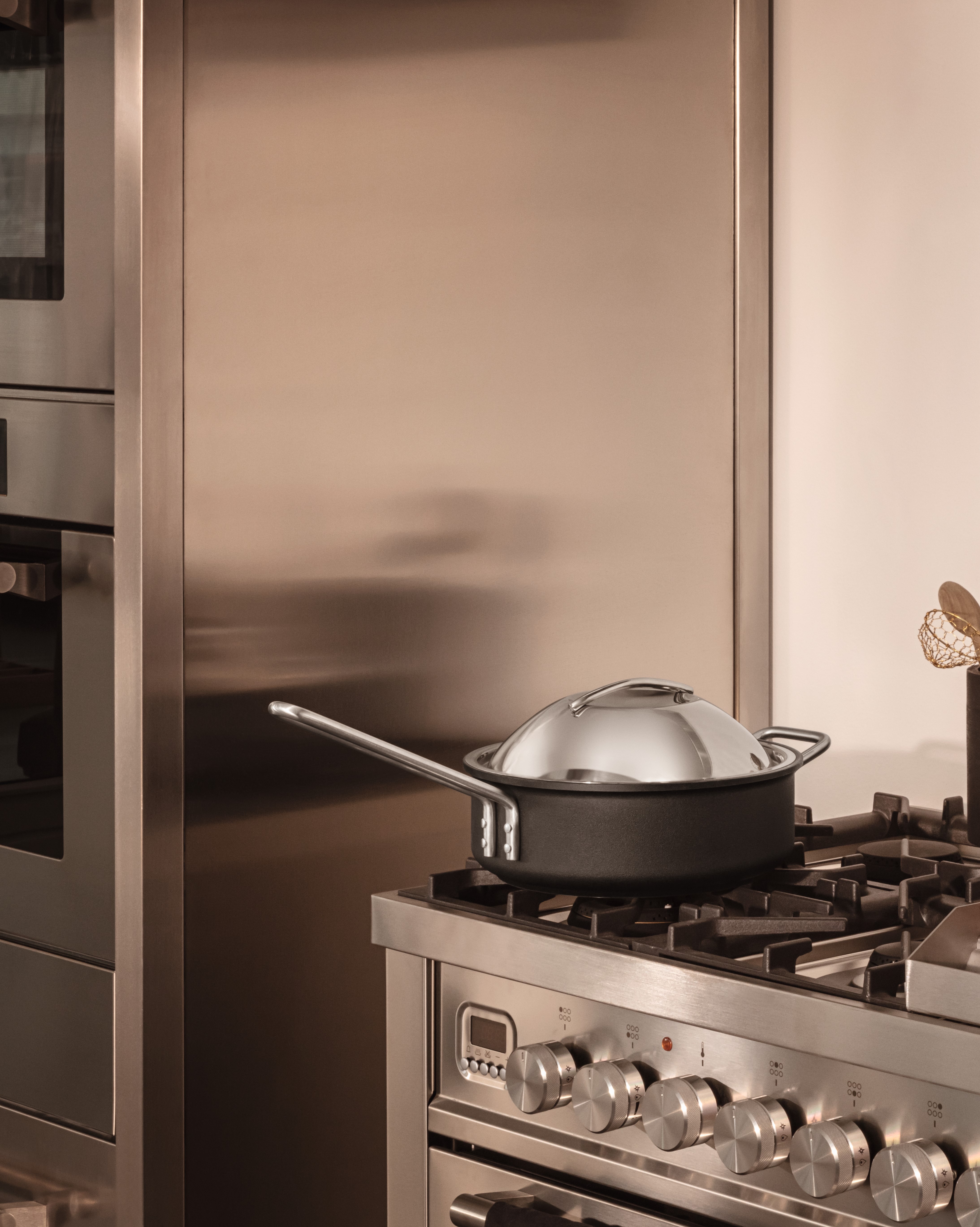 Dome lid 16 cm stainless steel