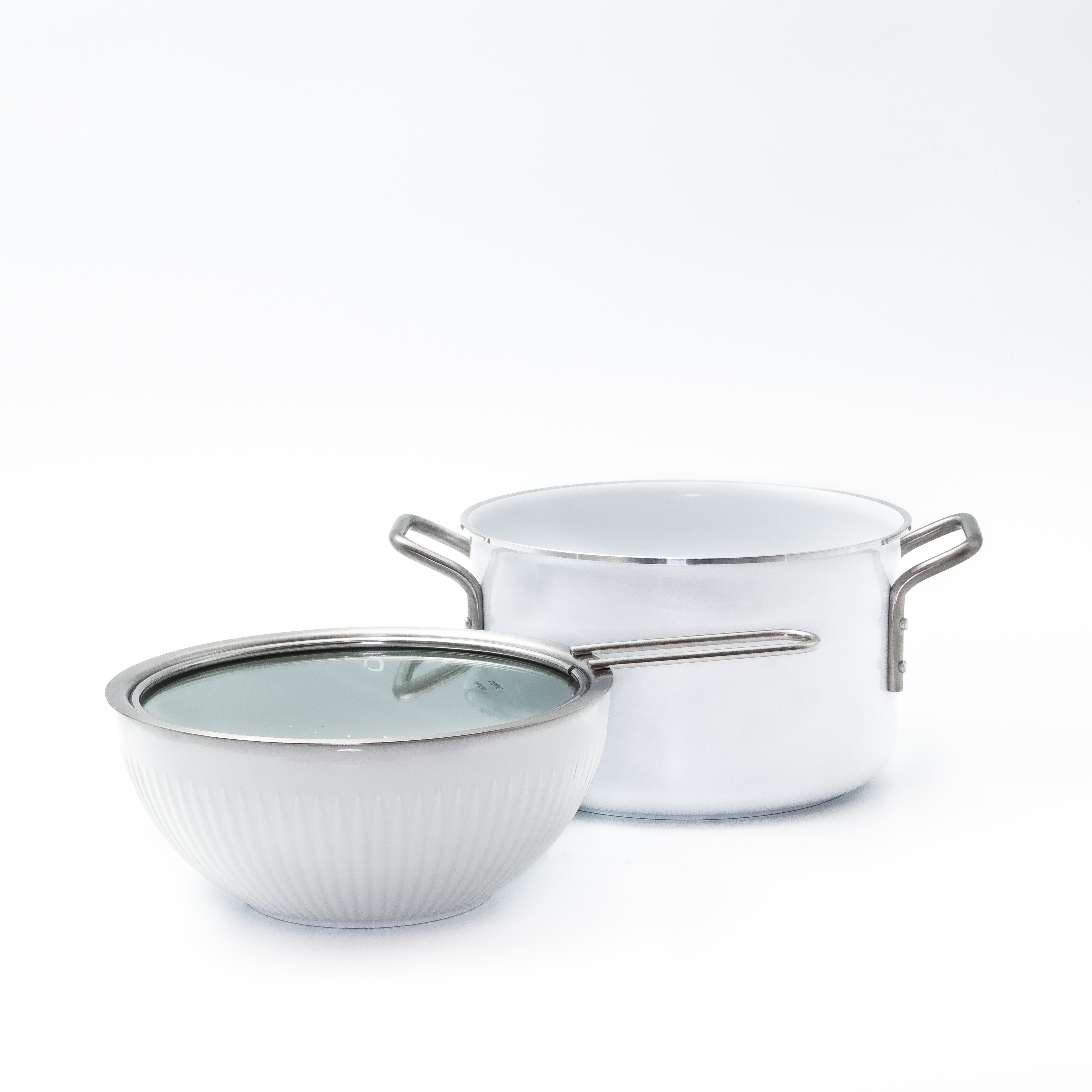 Lid - 20 cm - Stainless steel/glass