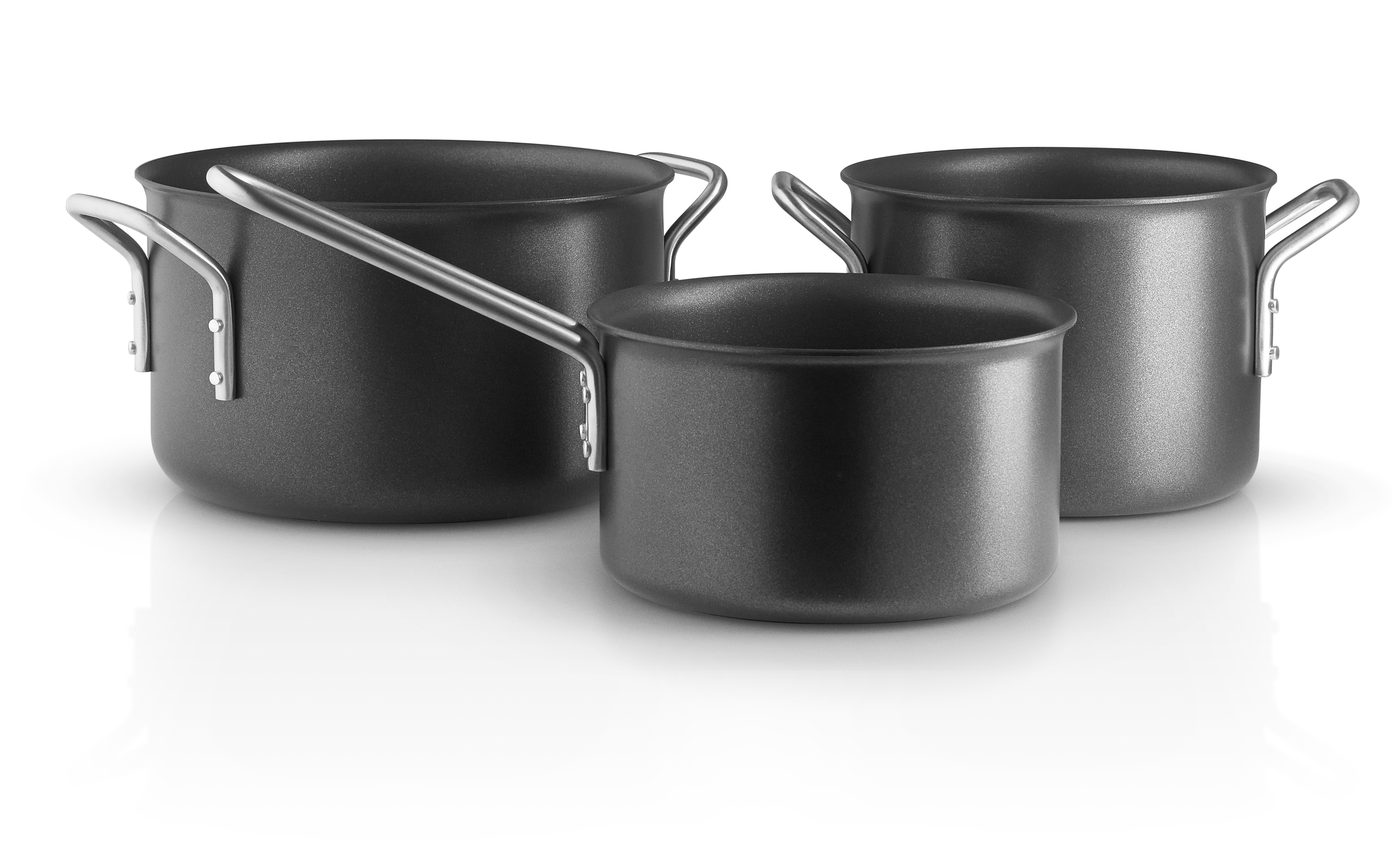 Black line cookware set - 3 pcs. - Slip-Let® non-stick