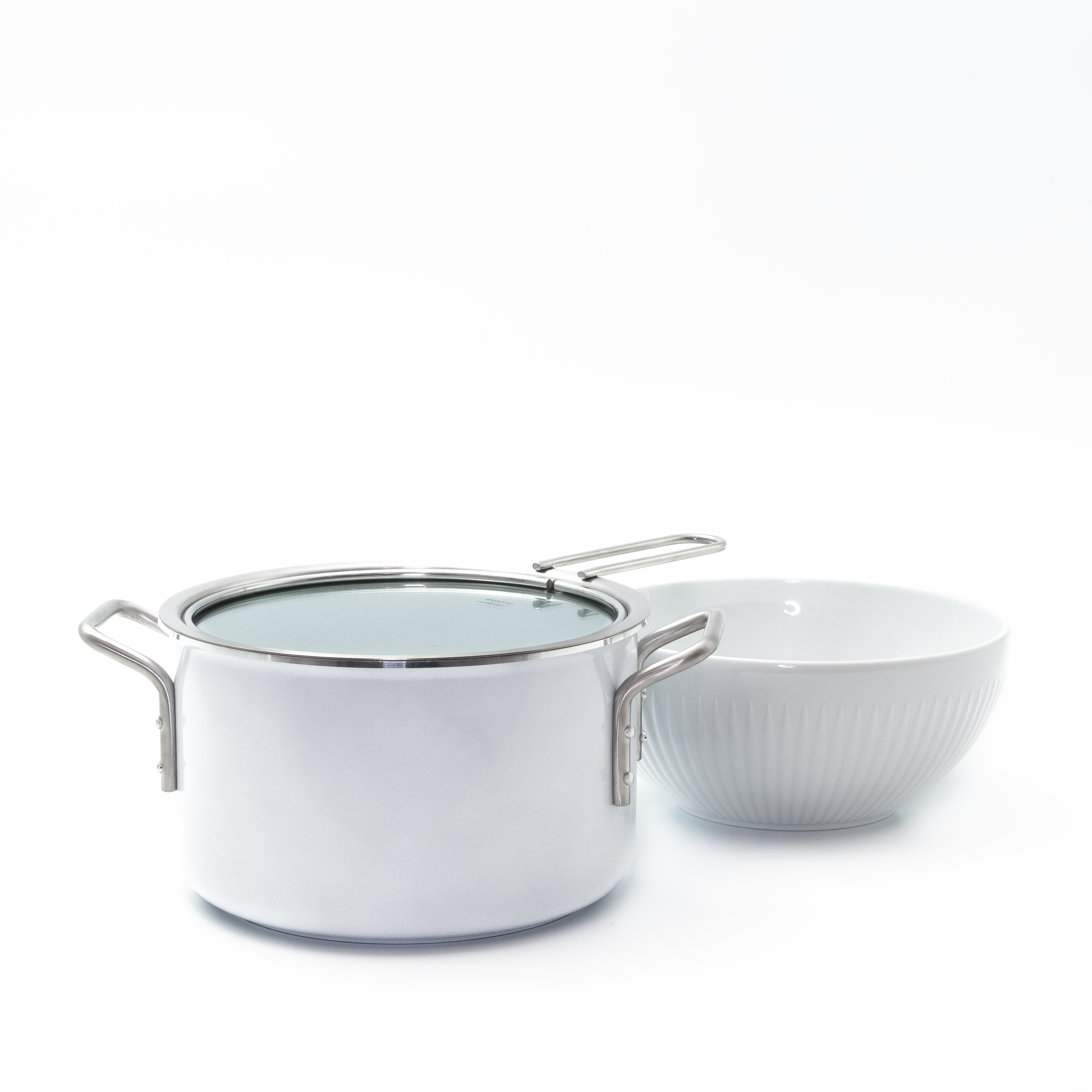 Lid - 20 cm - Stainless steel/glass