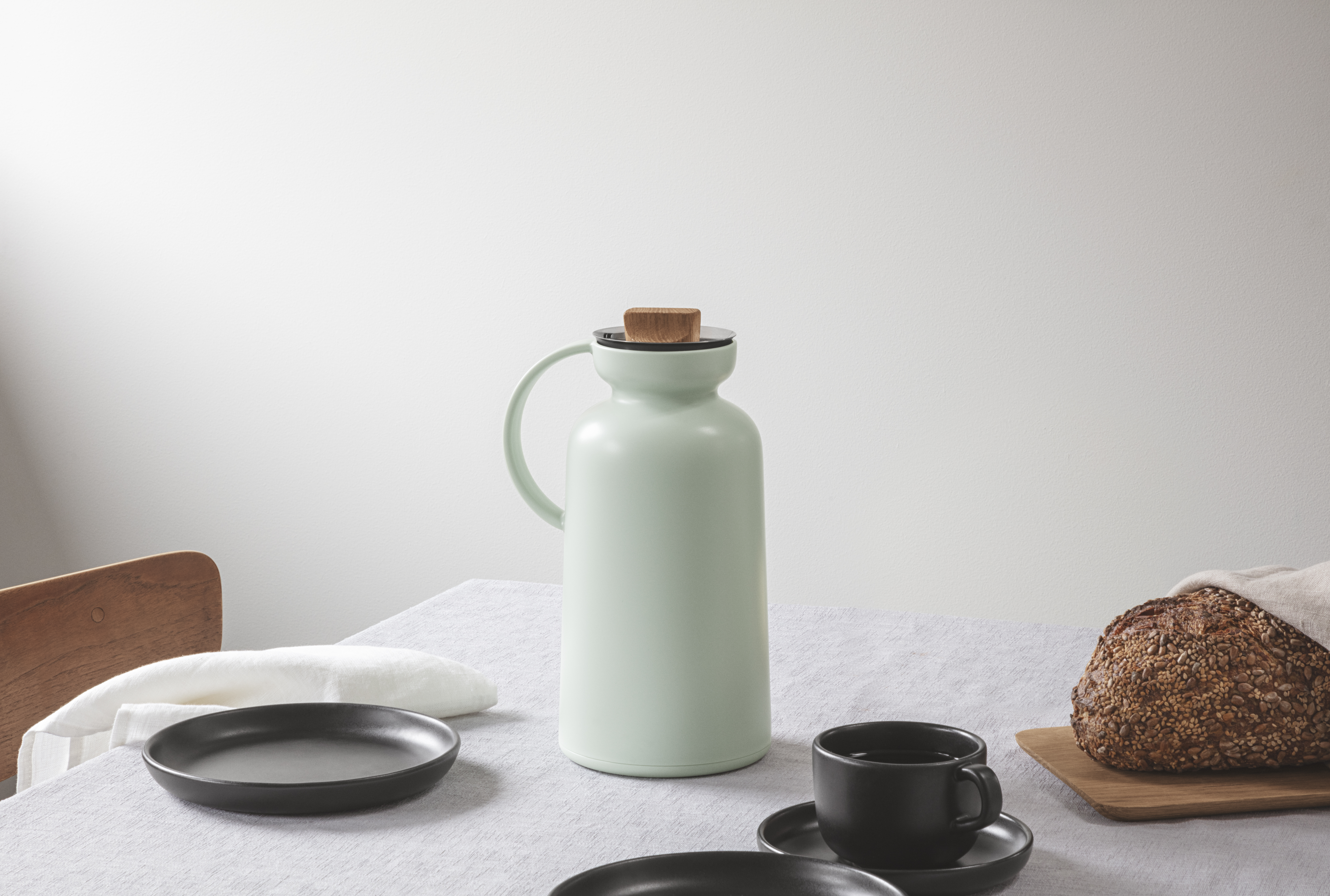 Silhouette vacuum jug - 1 liter - Sage