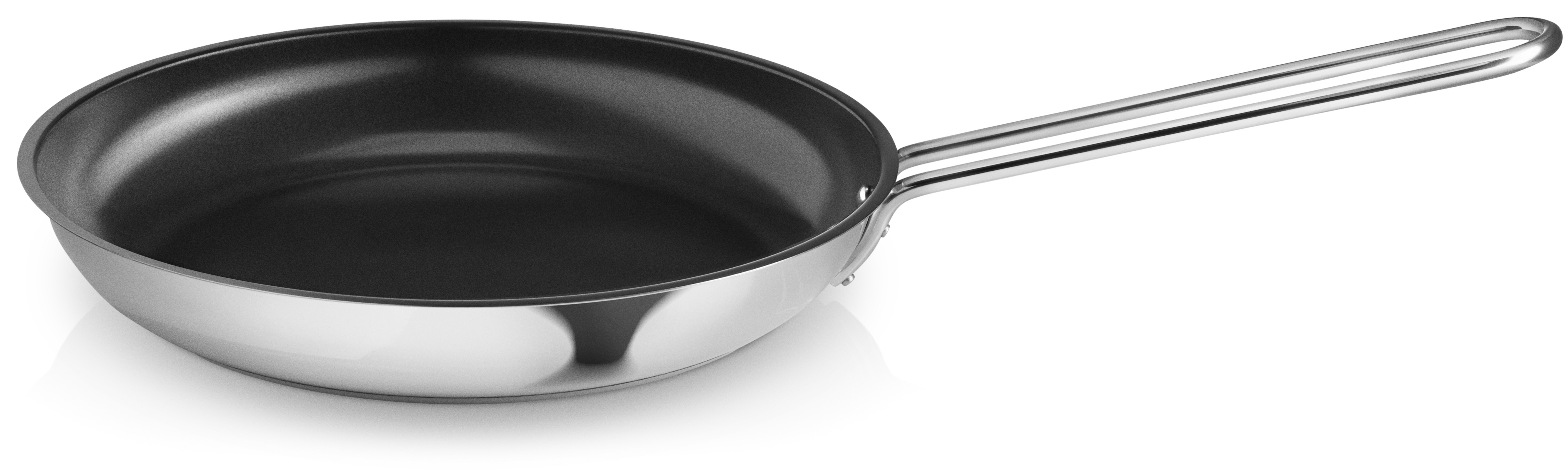 Stainless steel frying pan - 28 cm - ceramic Slip-Let®️ non-stick