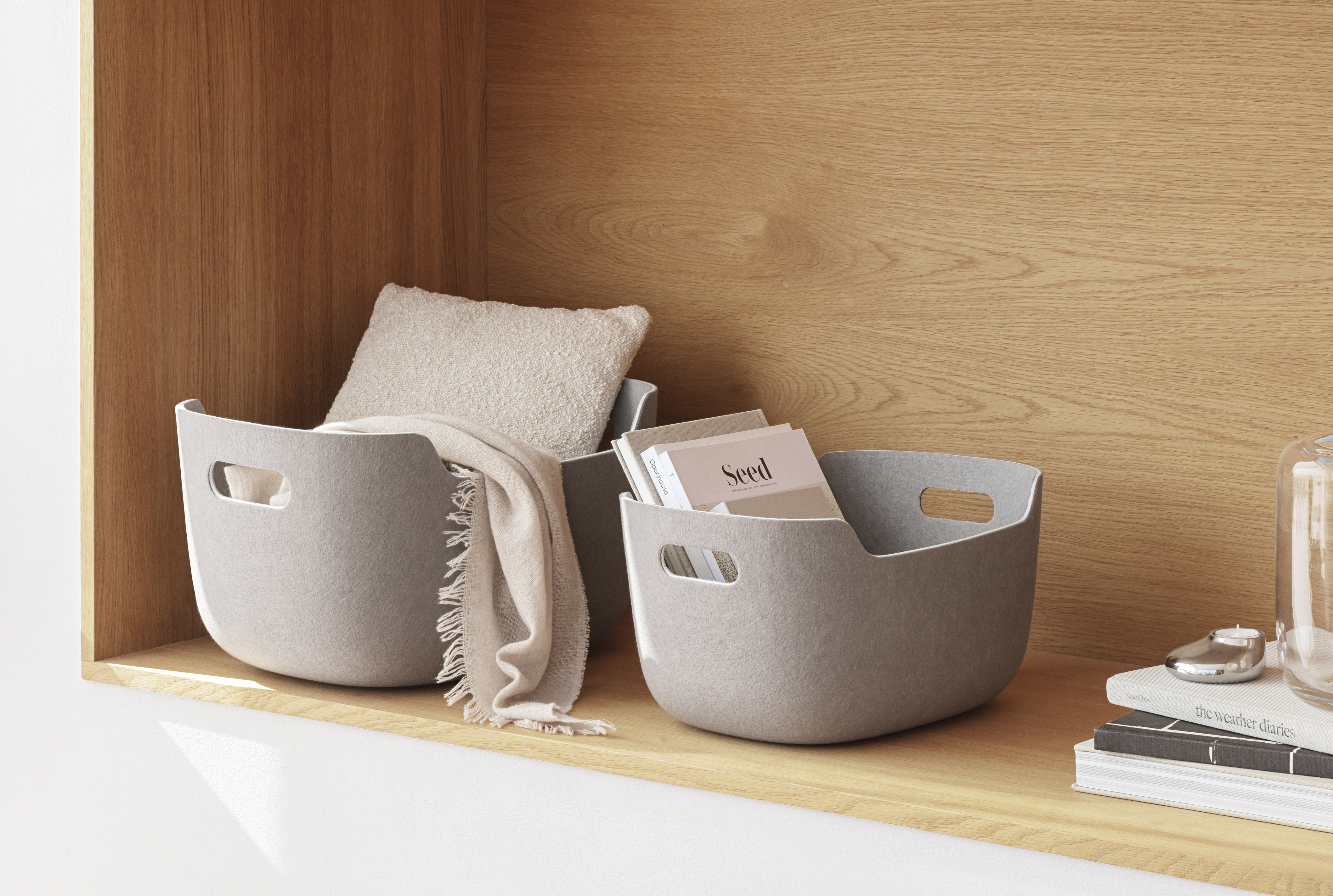 Tidy Förvaringskorg - 48x35x26 cm - Tin