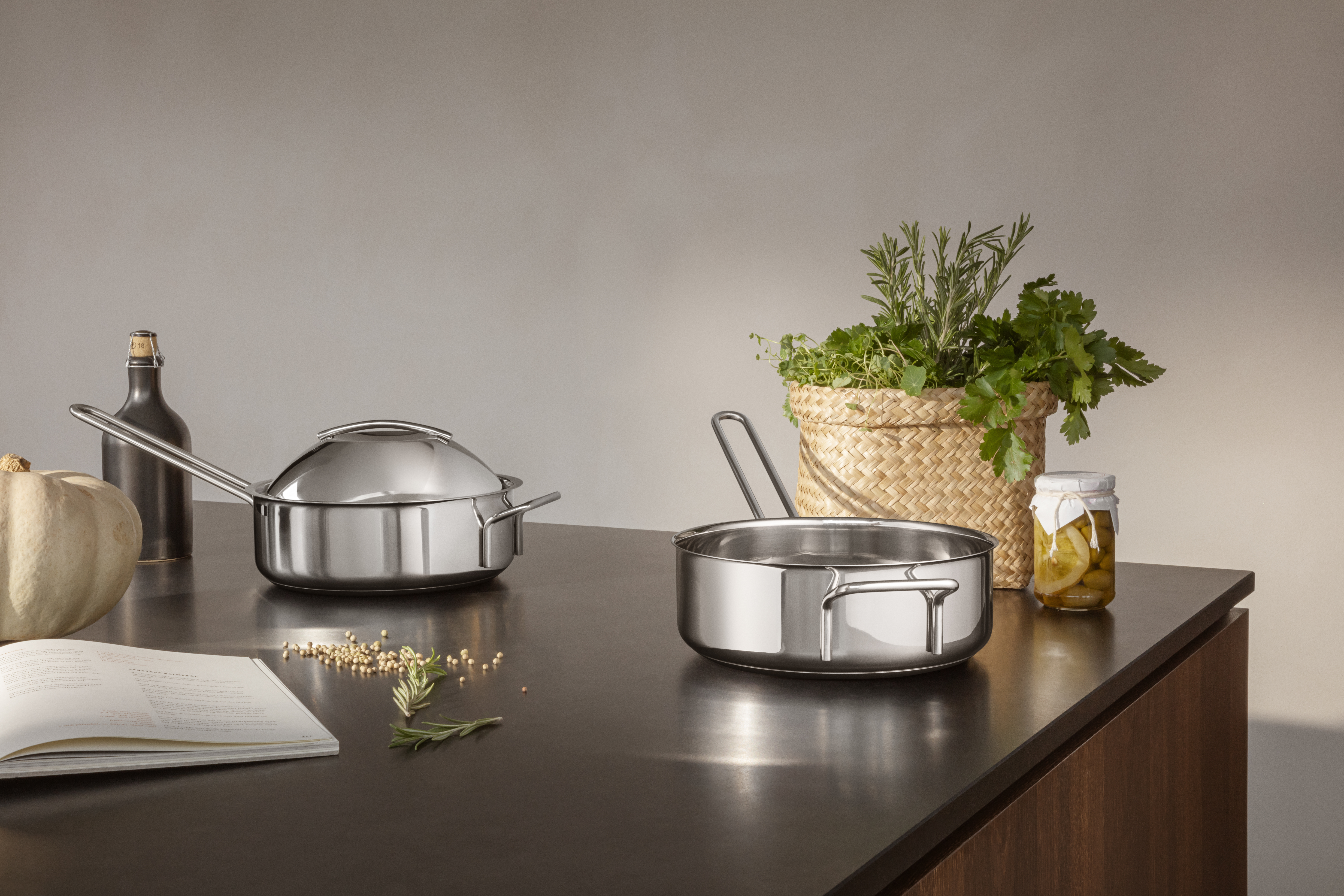 Stainless steel sauté pan - 24 cm