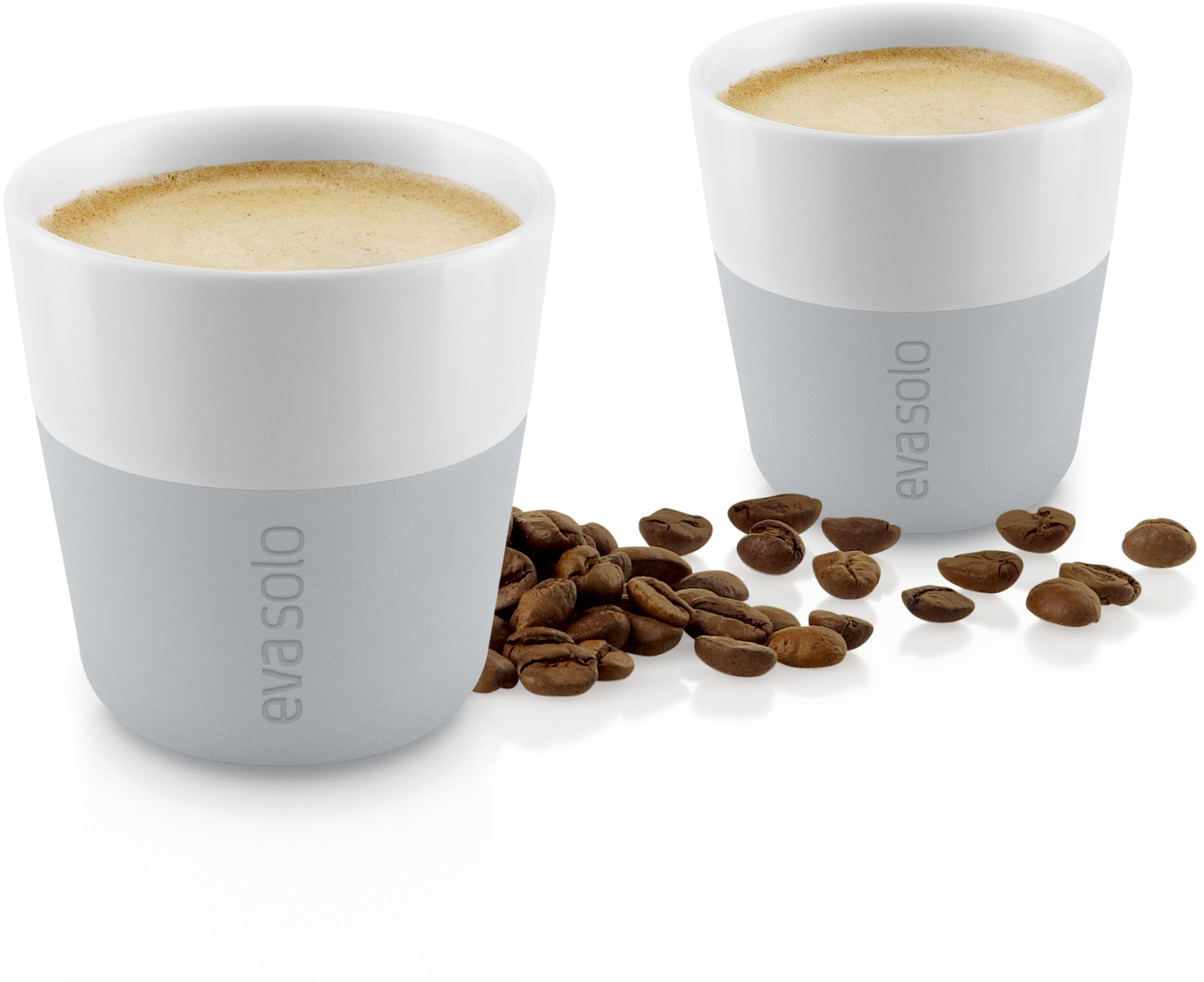 Espresso tumbler - 2 pcs. - Marble grey