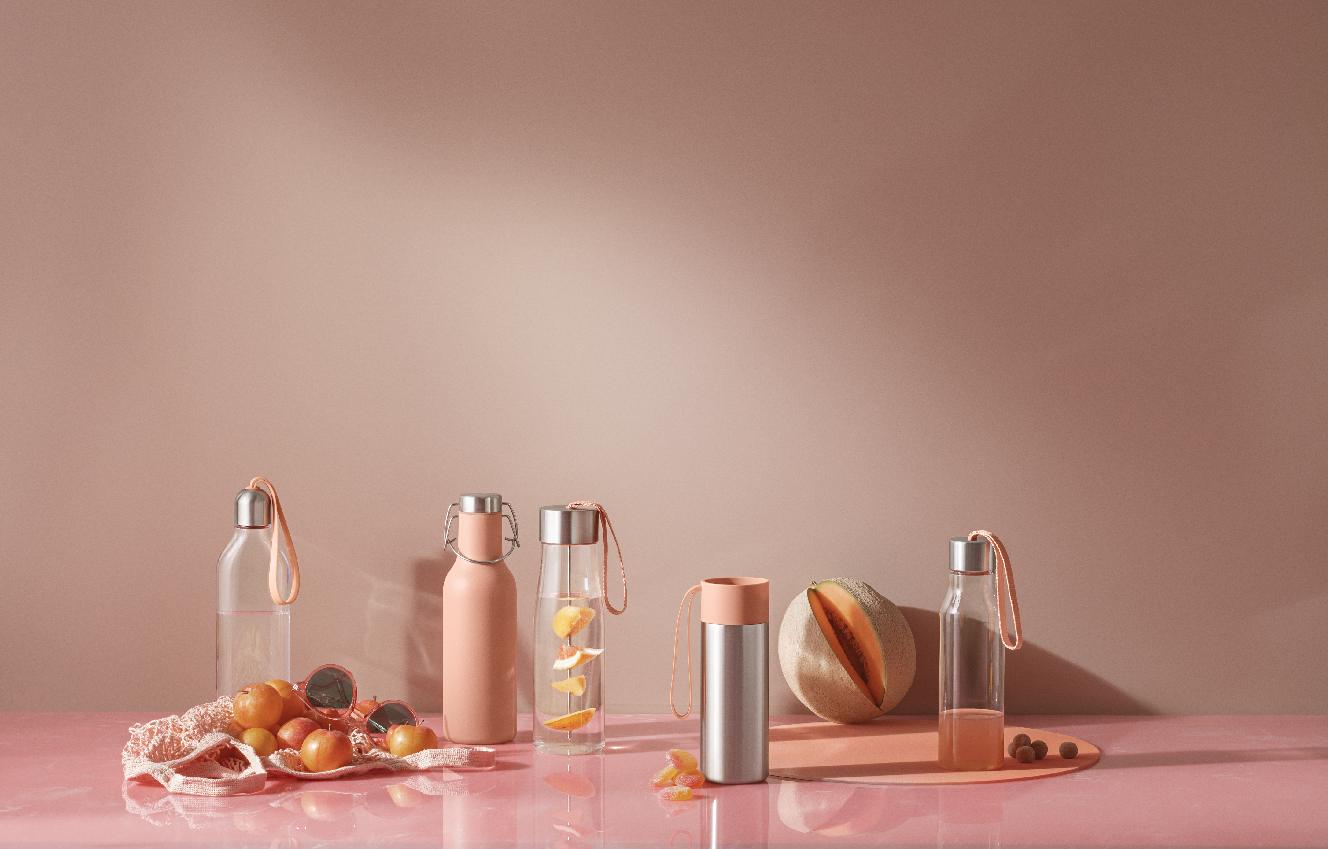 Drinking bottle - 0,5 liters - Cantaloupe