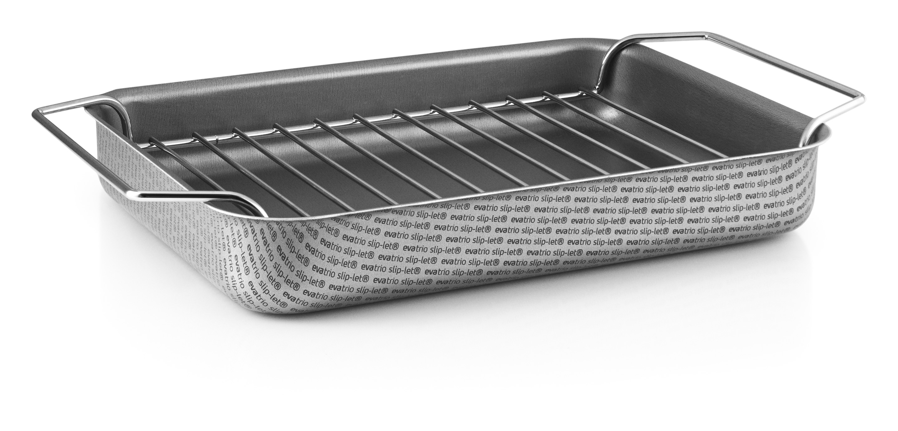 Roasting pan w. rack - 26x19 cm - Slip-Let®