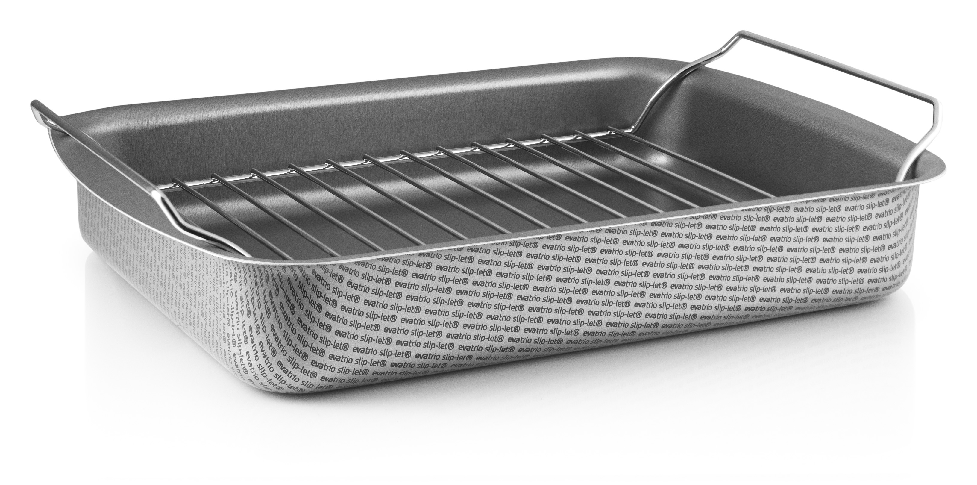 Roasting pan w. rack - 35x25 cm - Slip-Let®