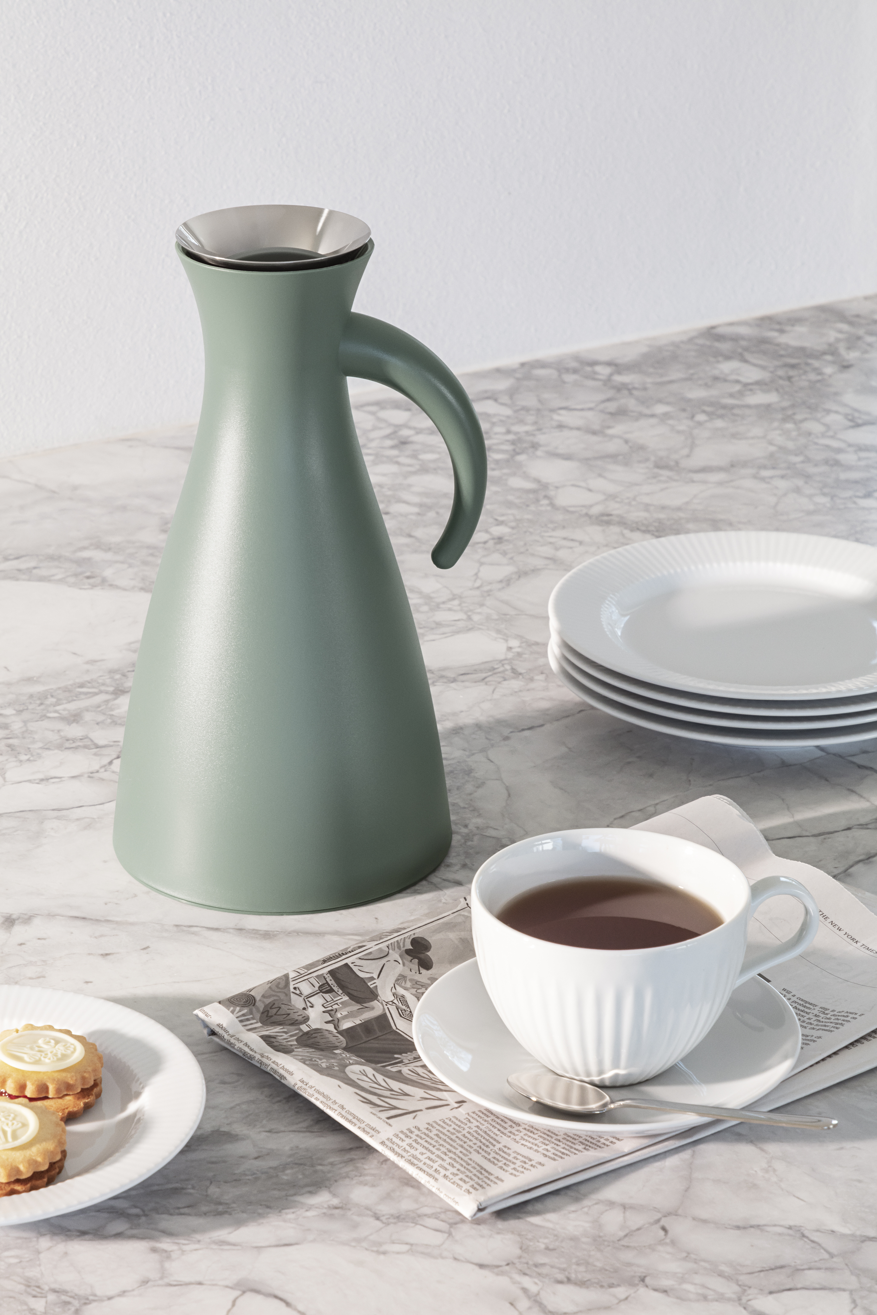 Vacuum jug - 1 liter - Aubergine