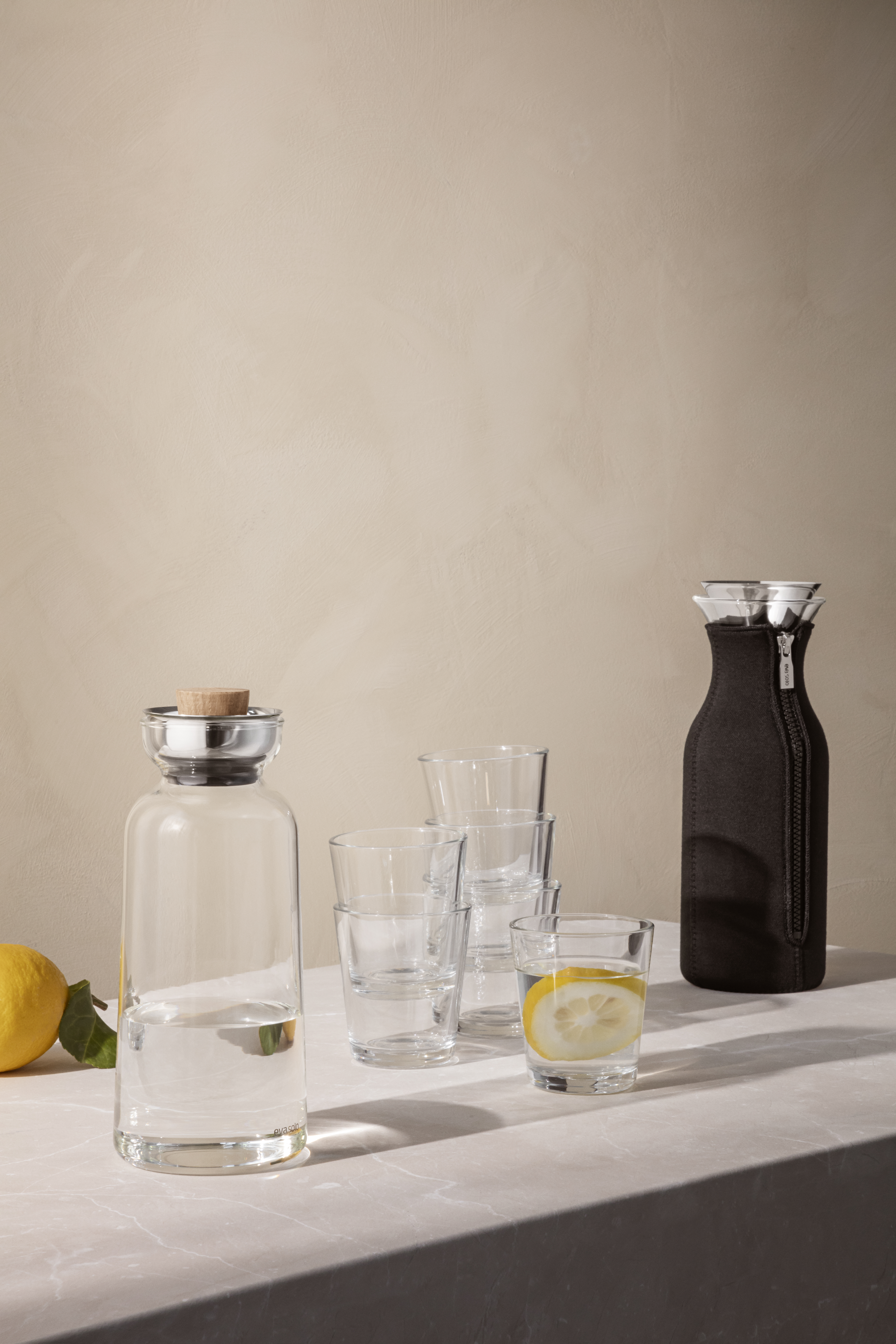 Køleskabskaraffel 1,0 L Black