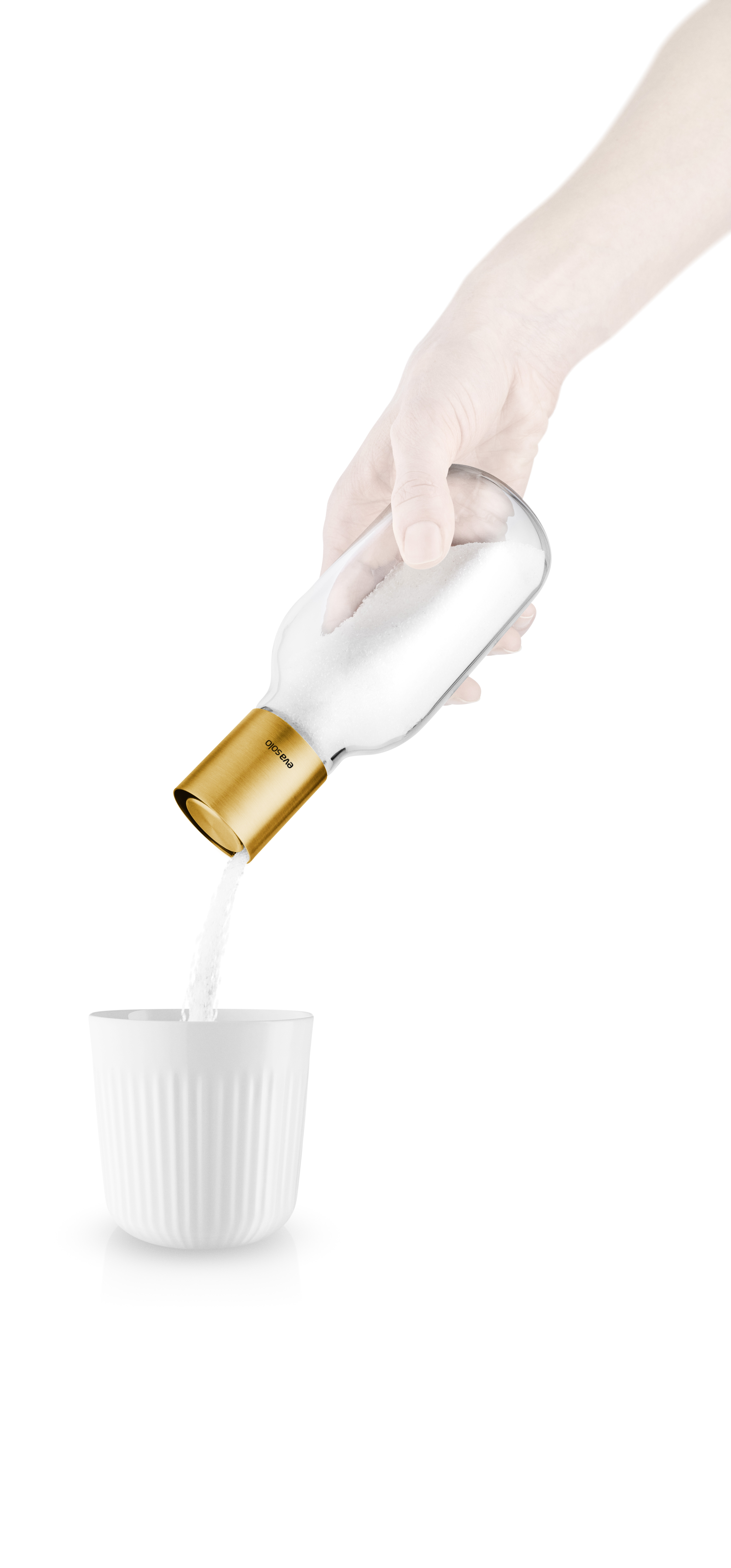 Sugar dispenser brass - 35 cl