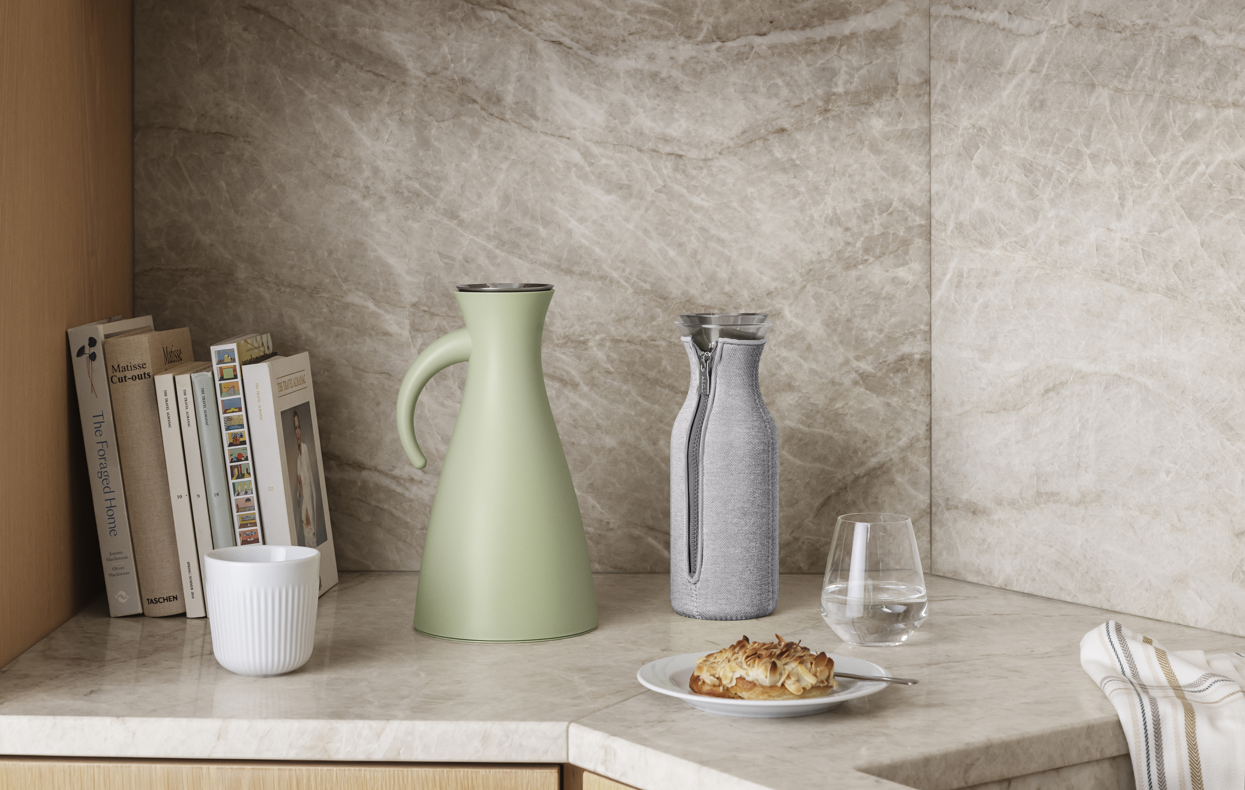 Køleskabskaraffel 1,0 L Light grey