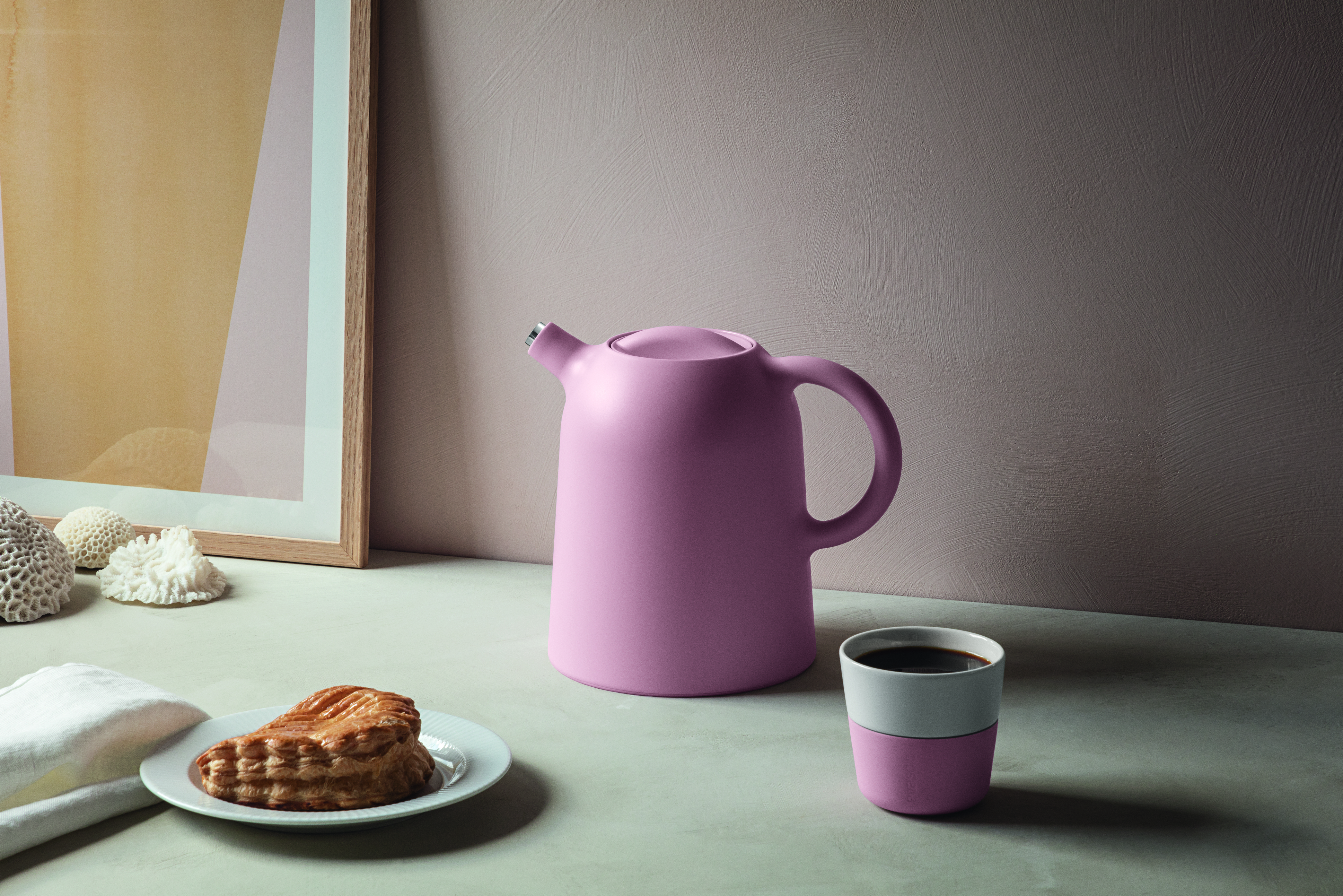 Thimble vacuum jug - 1 liter - Rose quartz