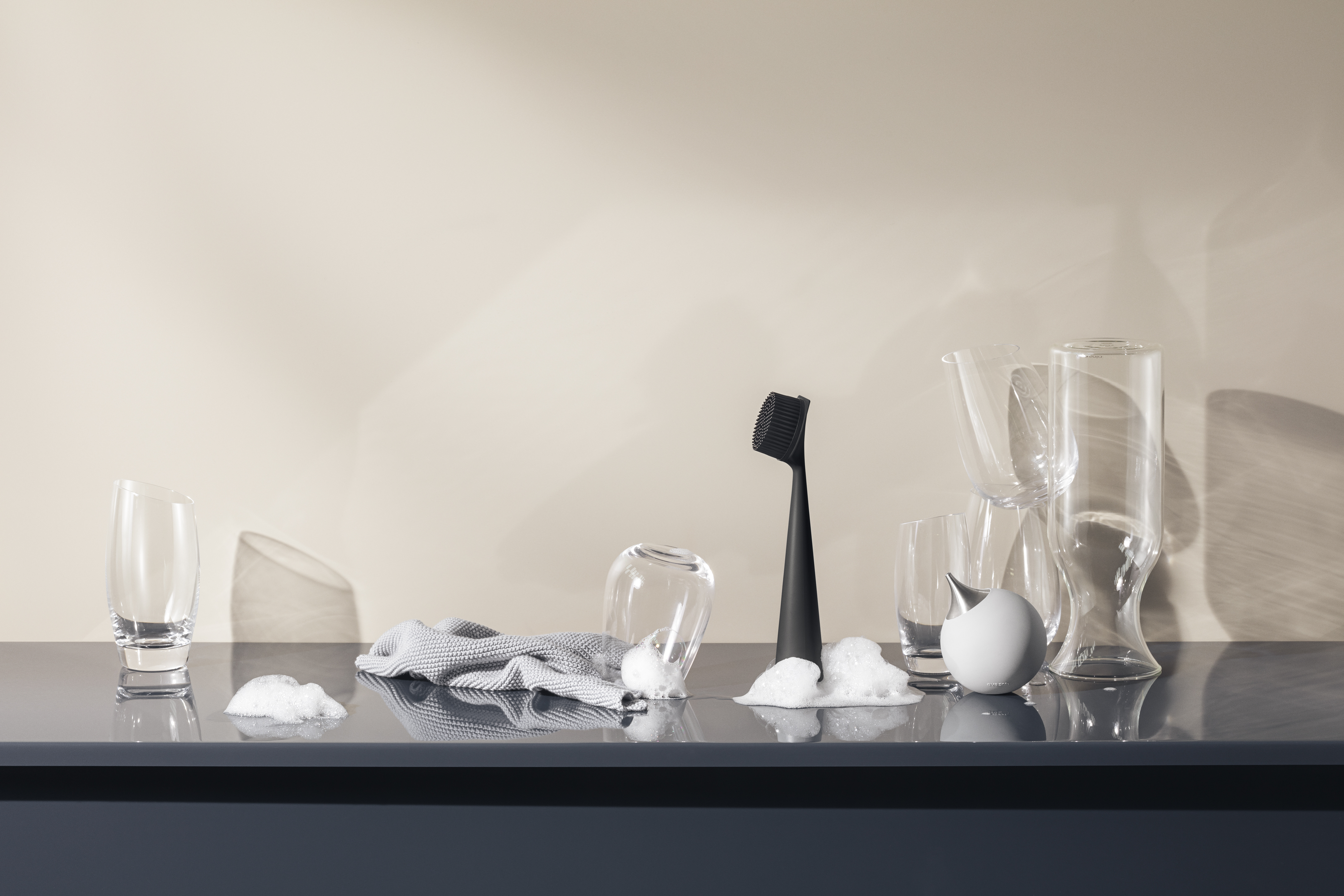 Spülbürste - Silikon - Black