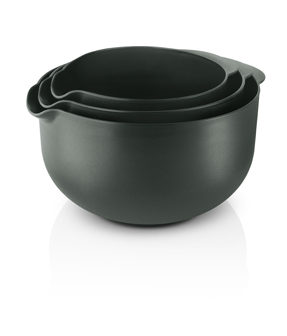 Eva Mixing bowl set 3 pcs. Emerald green