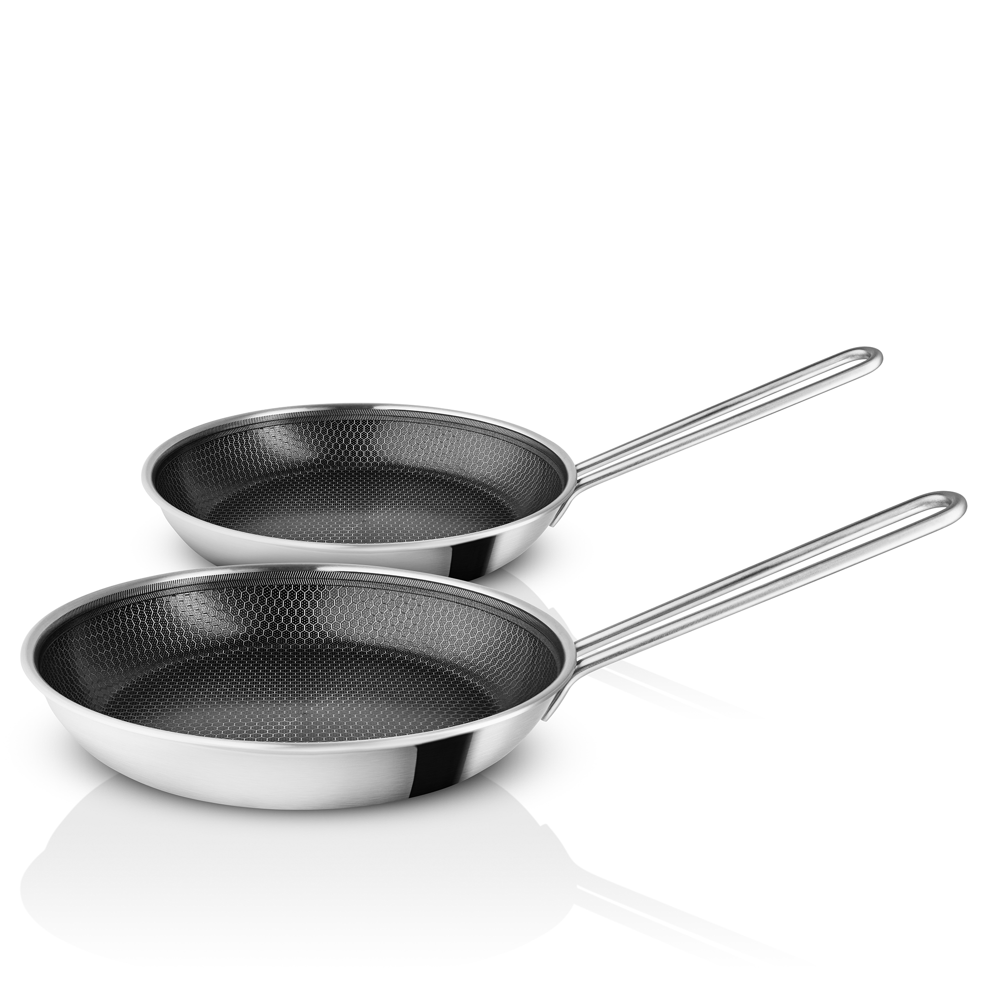 Multi Frying pan 2 pcs. set 24 & 28 cm Mosaic ceramic Slip-Let® coating