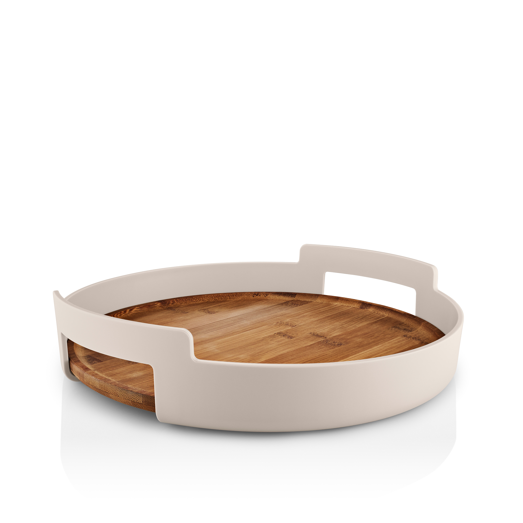Servírovací podnos Nordic kitchen kulatý 35 cm, pískový
