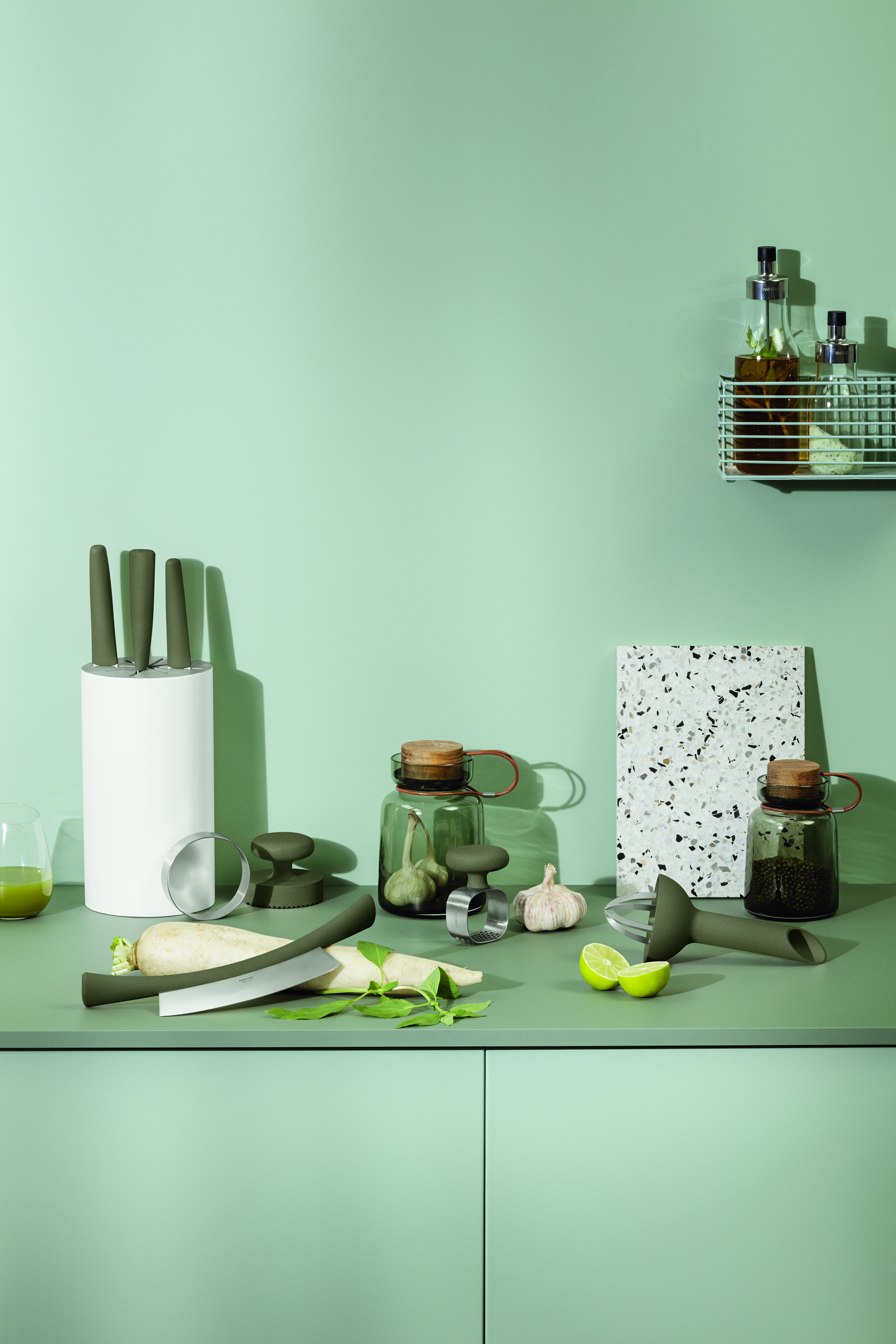 Green tools Garlic masher