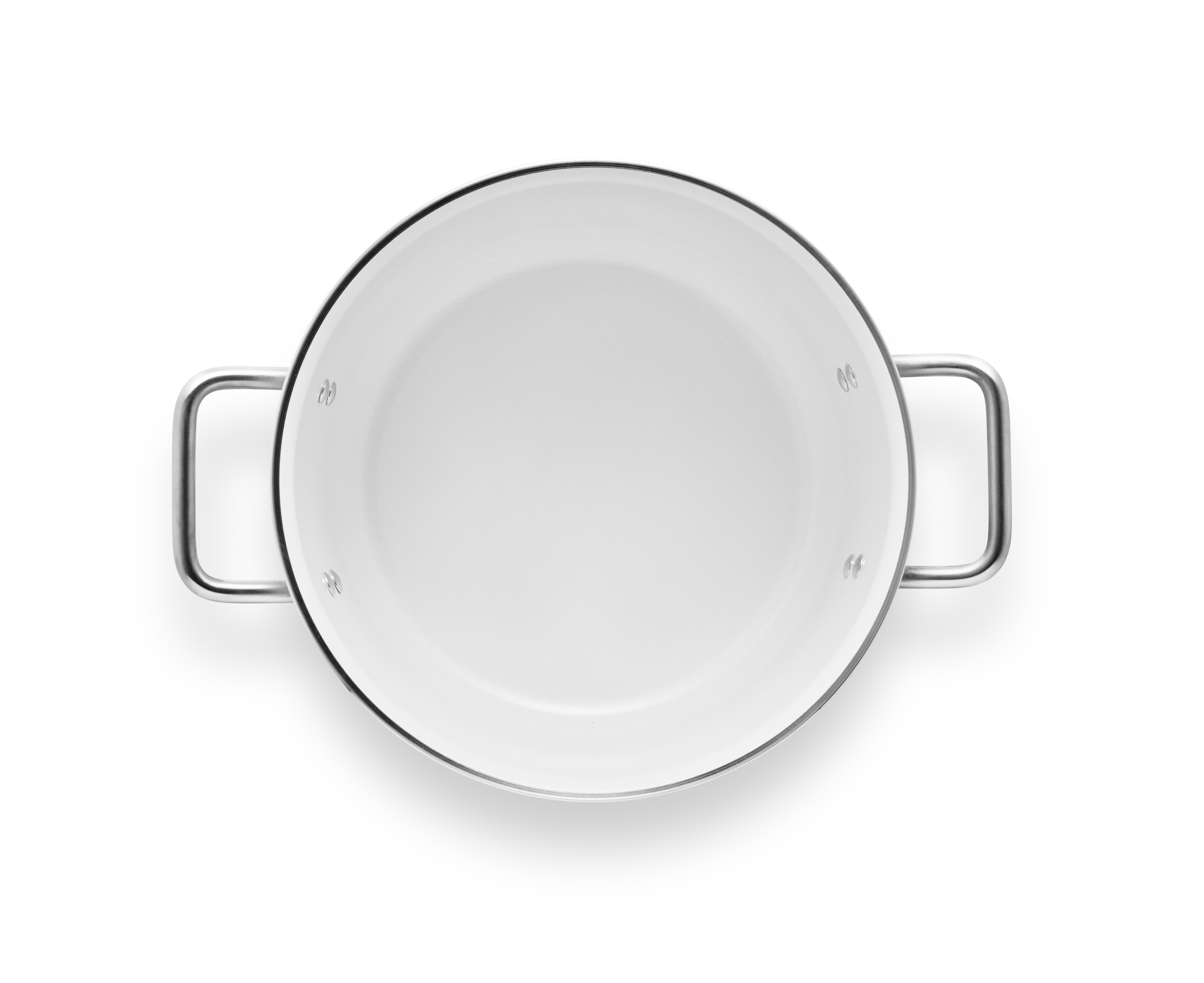 White line cookware set - 3 pcs. - ceramic Slip-Let® non-stick