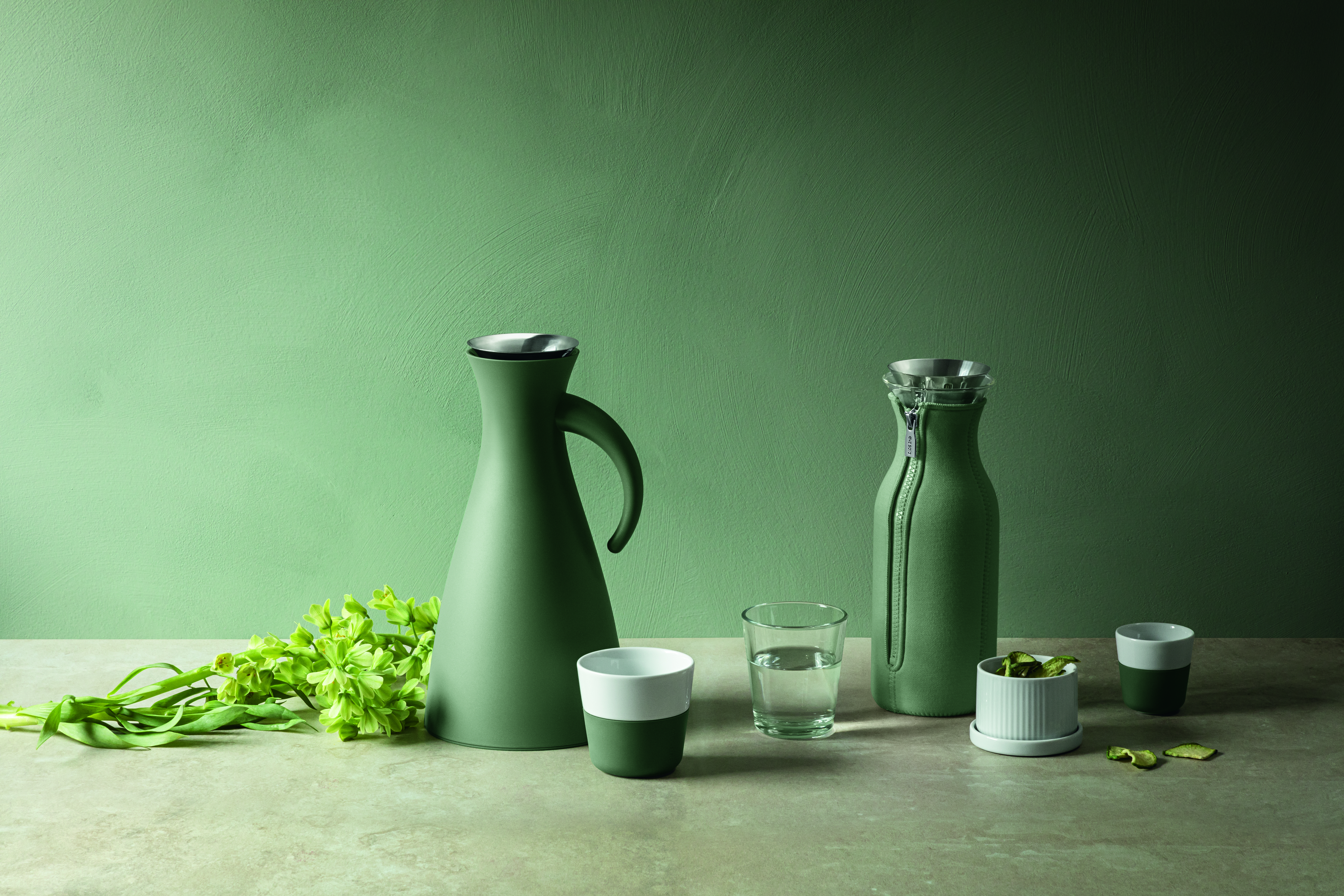 Vaccum jug - 1 liter - Cactus green