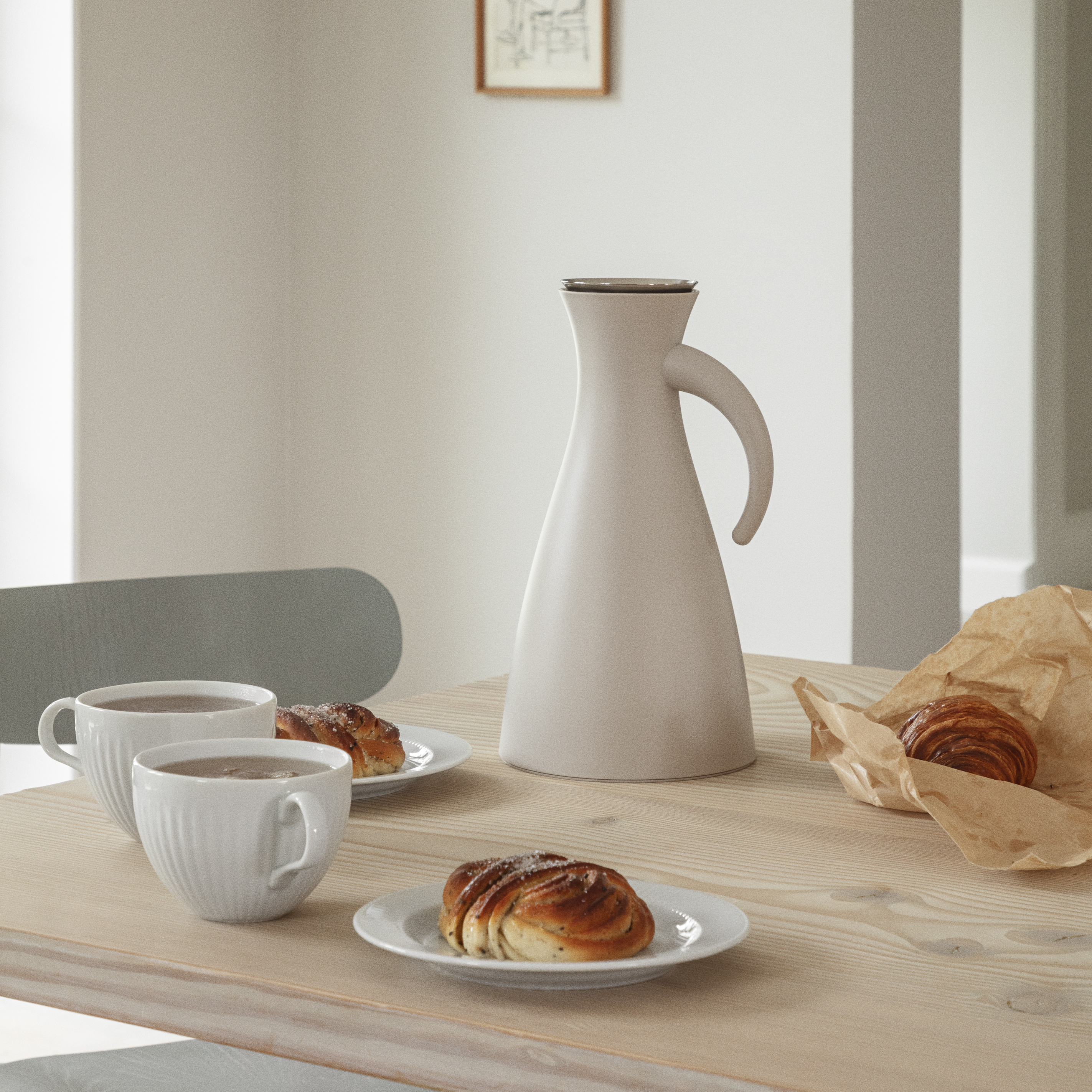 Vacuum jug 1.0 L Sand