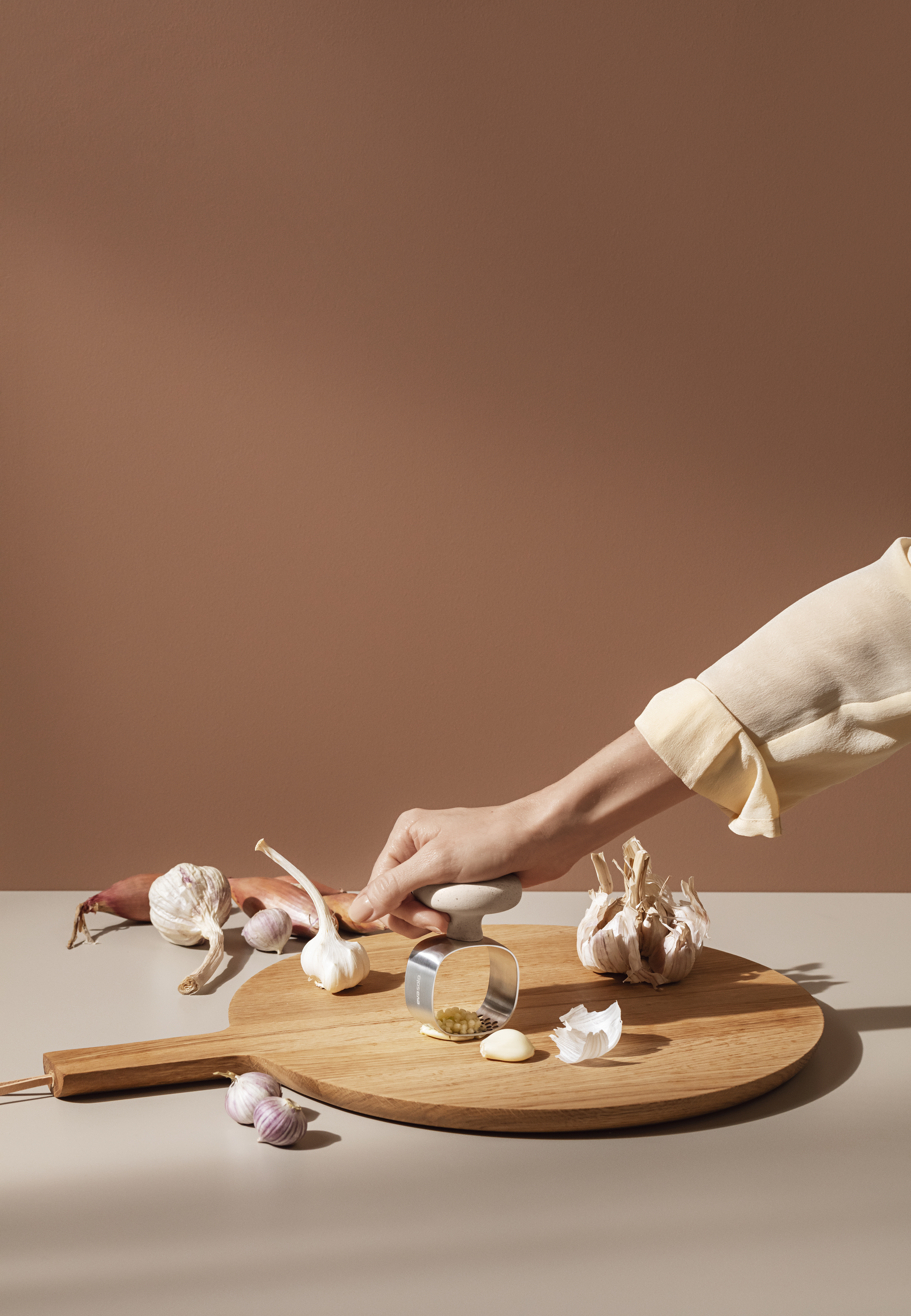 Garlic masher - Green tool