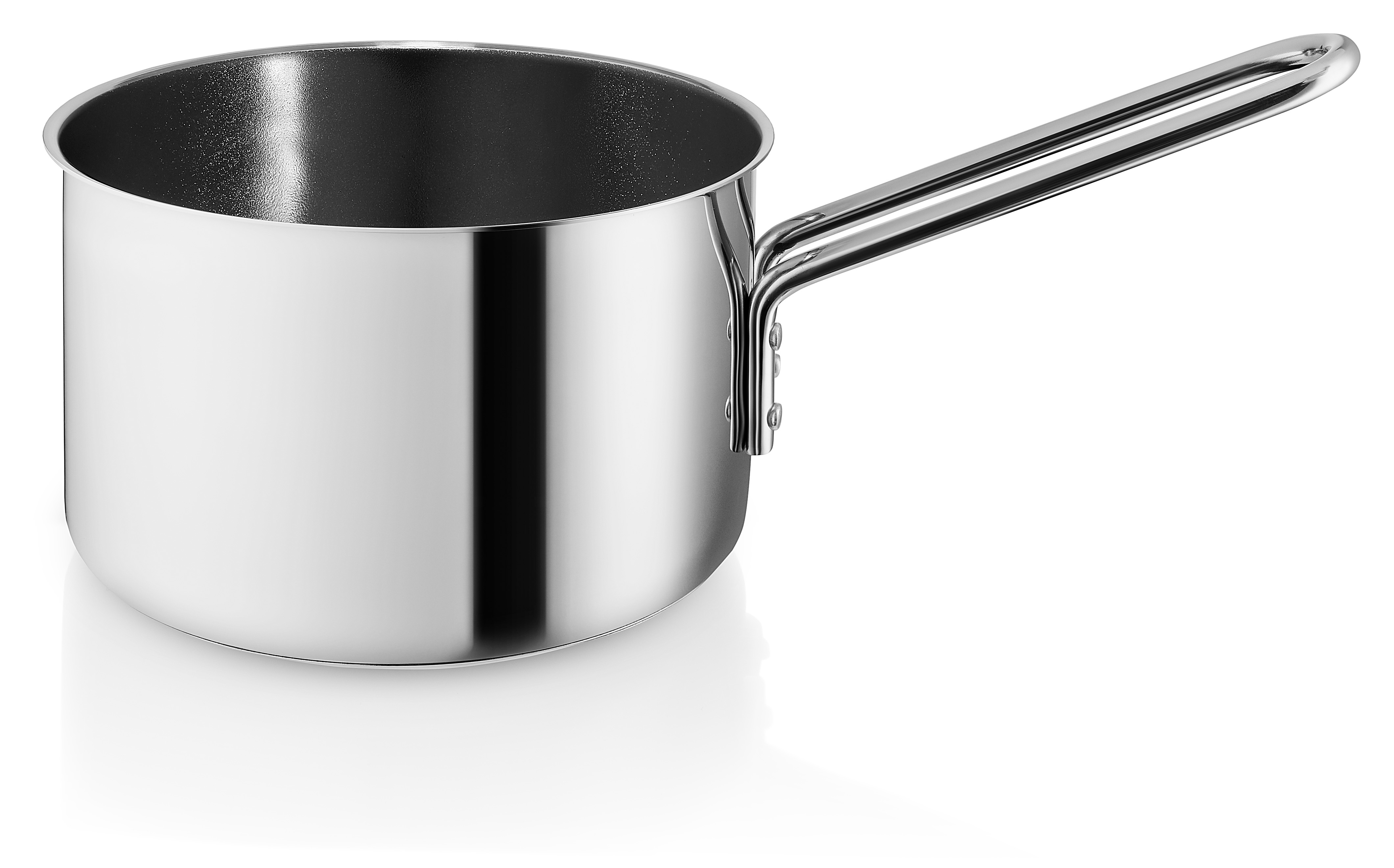 Stainless steel saucepan - 1.8 l - ceramic Slip-Let® non-stick