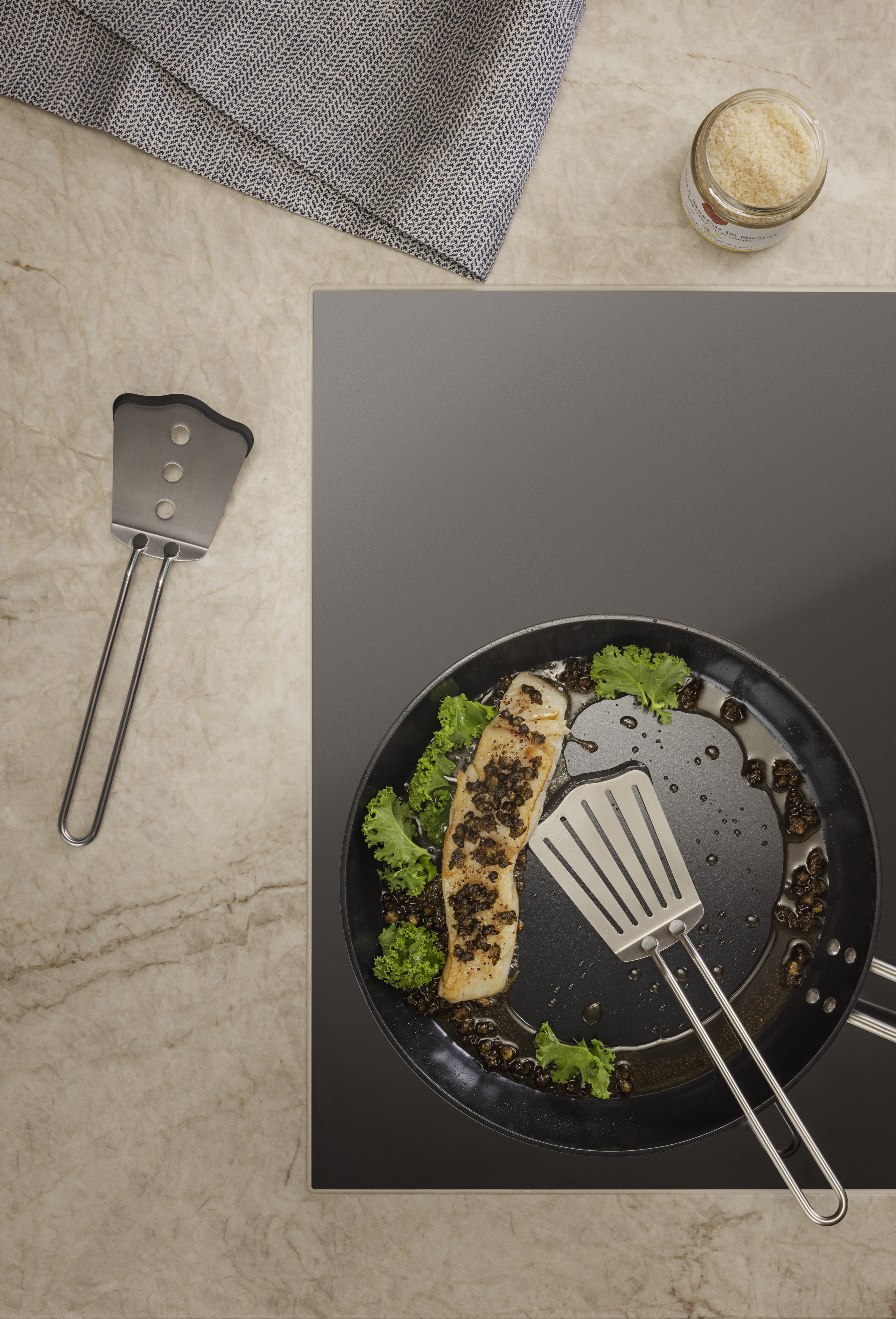 Spatule en silicone, courte