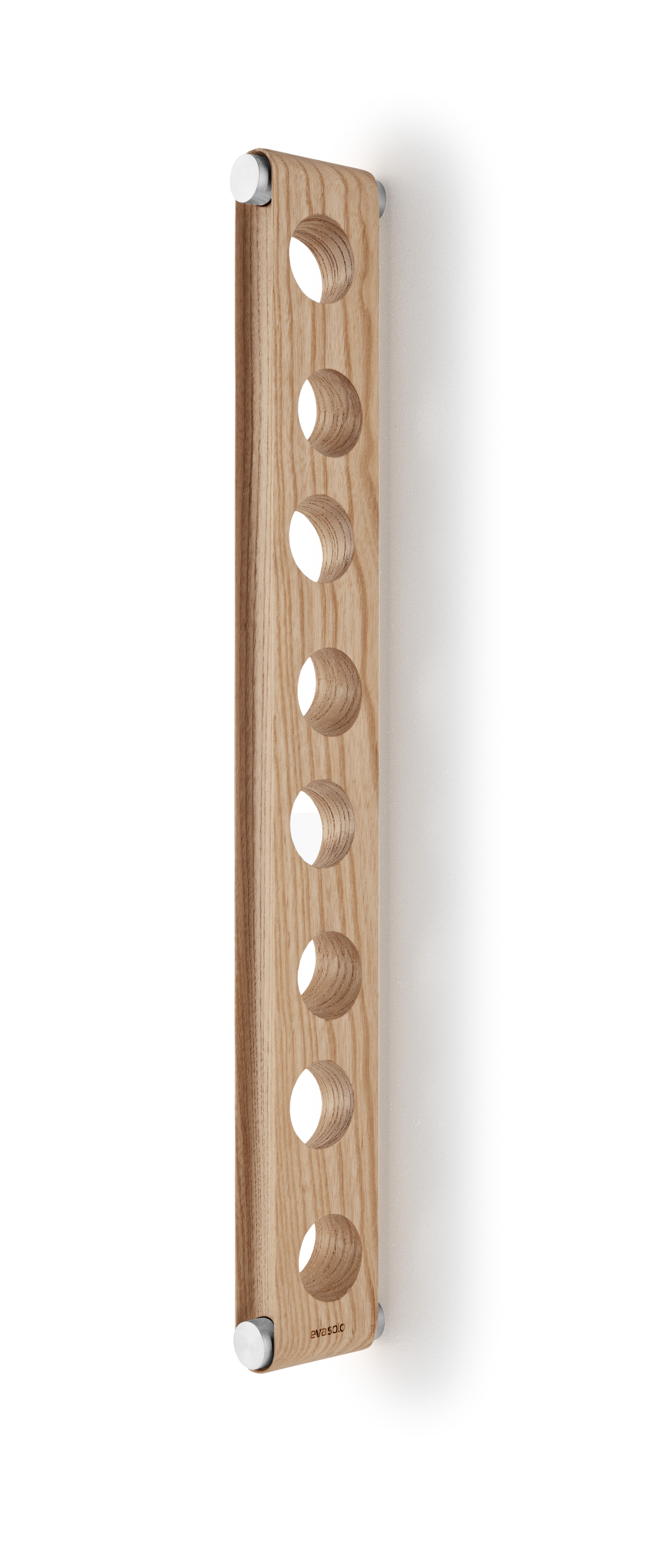 Hanging wine rack - Nordic kitchen - Holds up to eight bottles