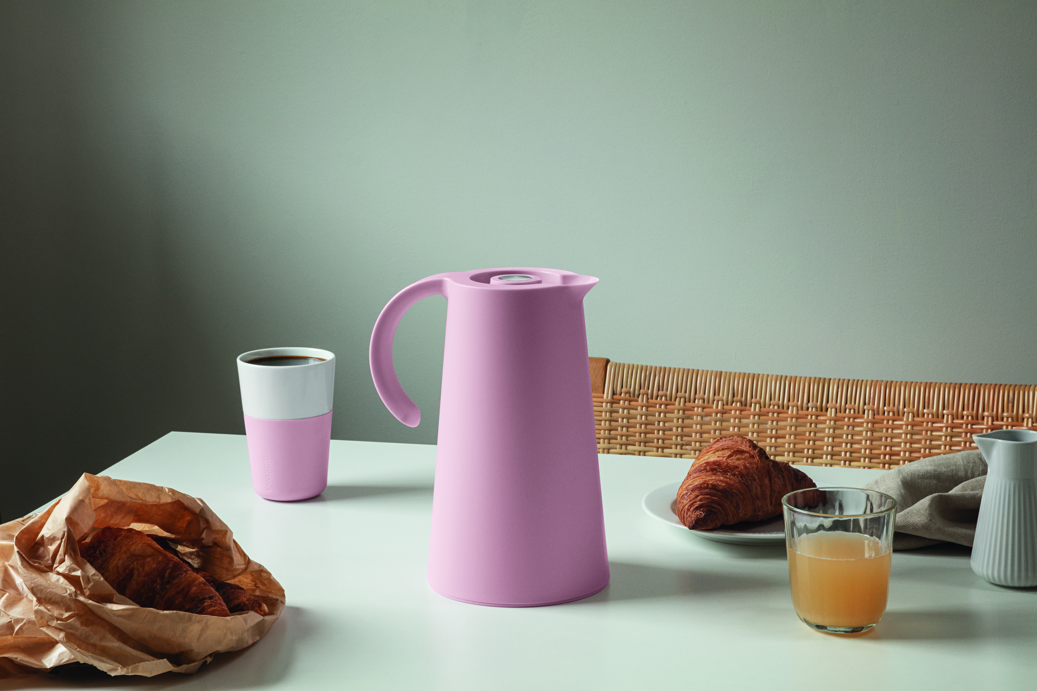 Cafe Latte tumblers - 2 pcs - Rose quartz