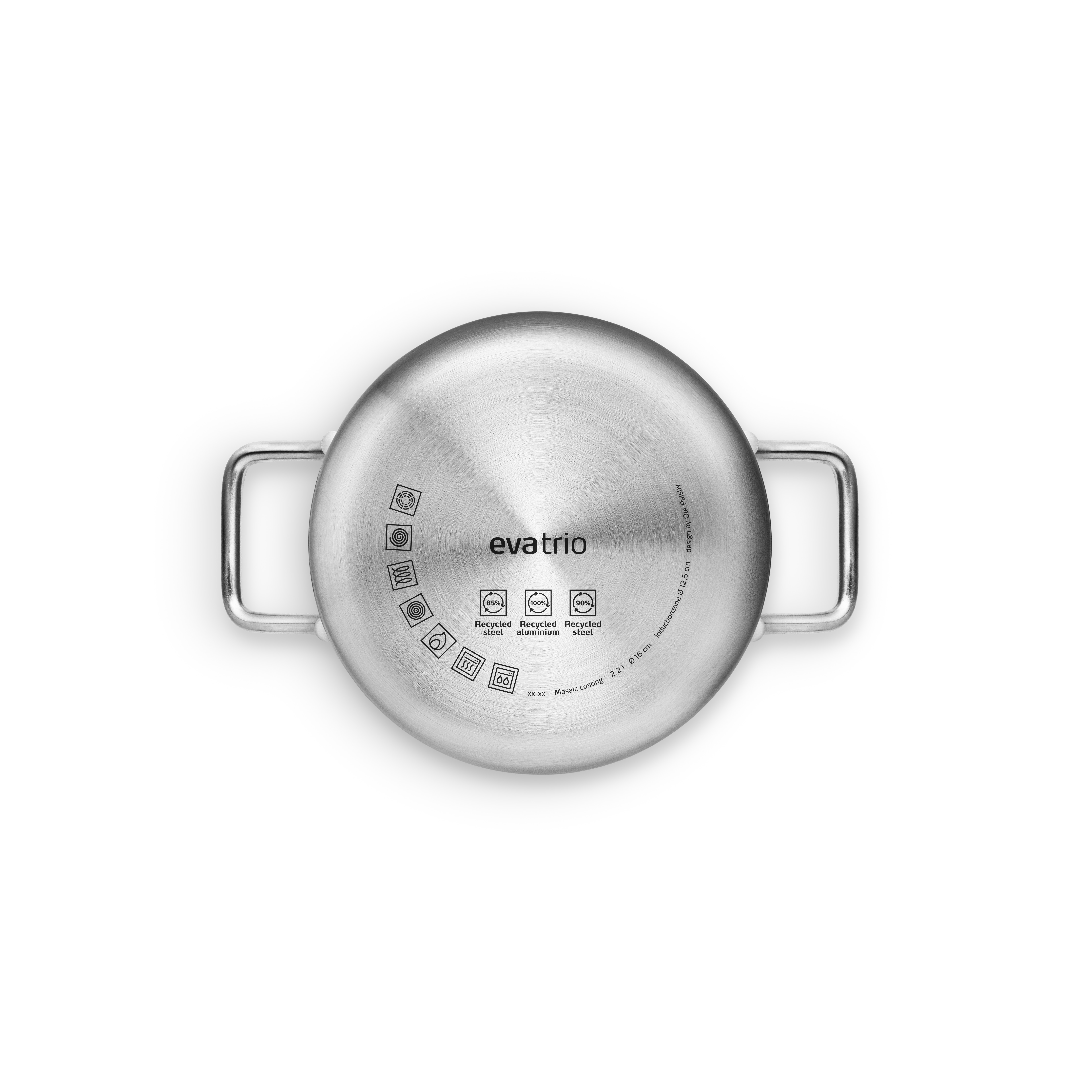 Multi Mosaic gryde - 2,2 liter - keramisk Slip-Let®