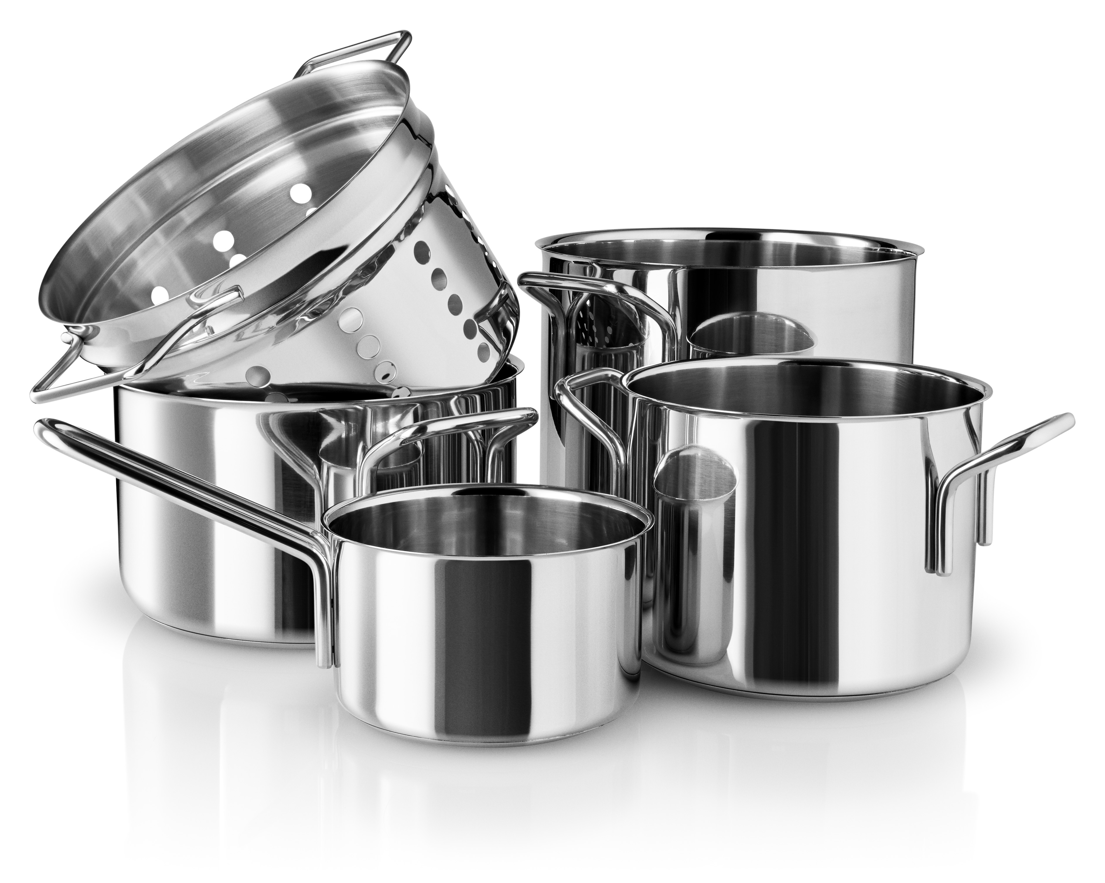 Stainless steel cookware set - 5 pcs.