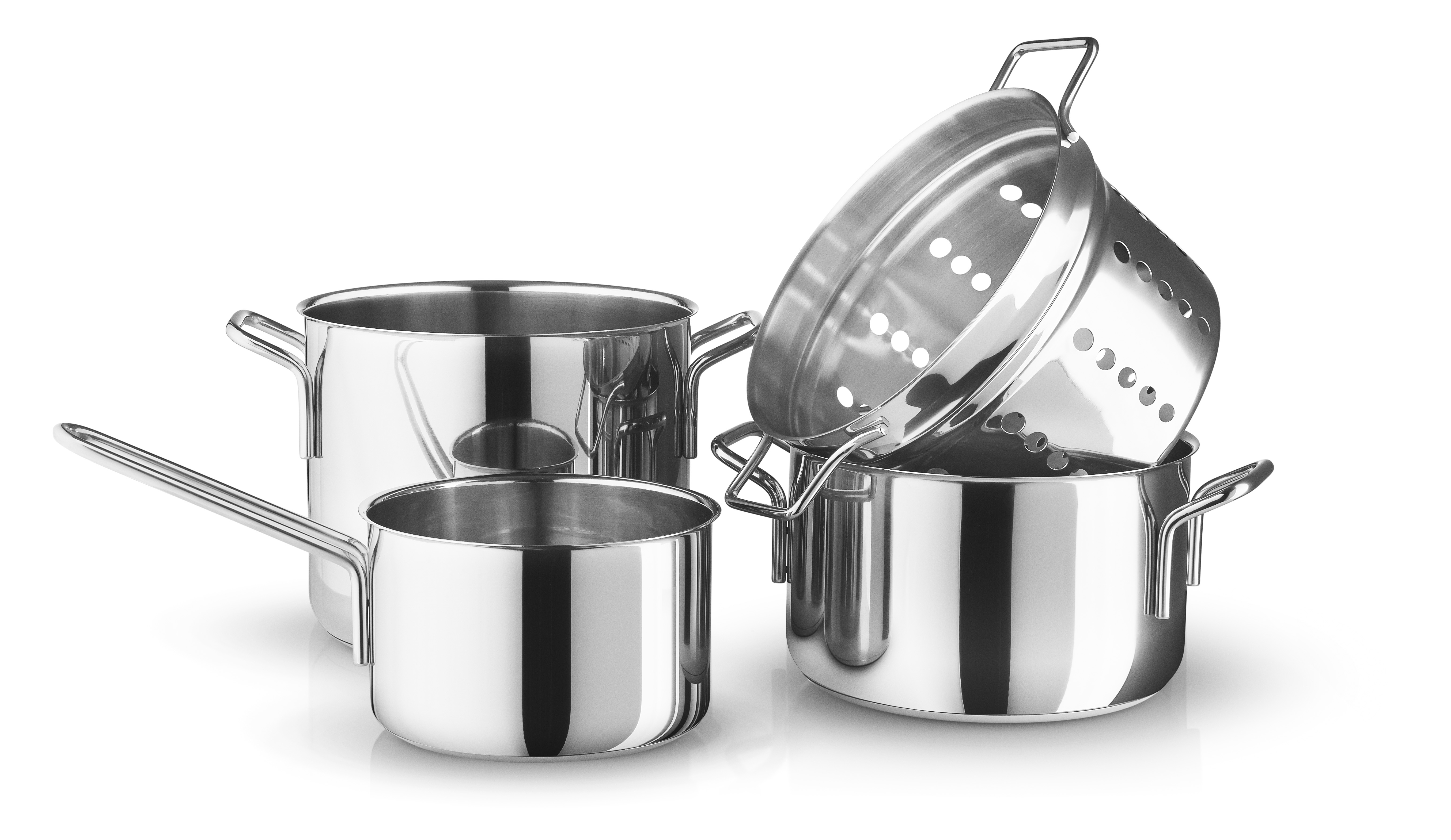 Stainless steel cookware set - 4 pcs.