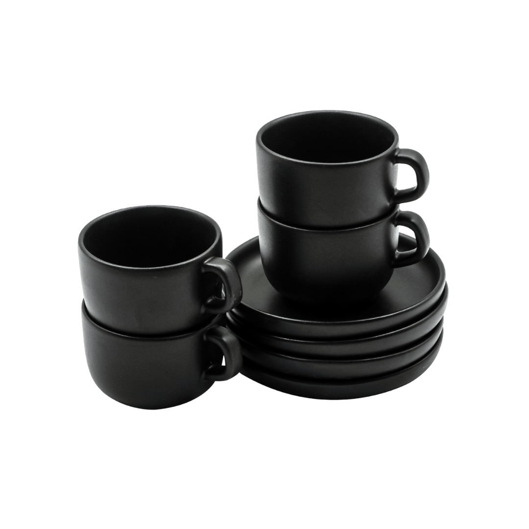 Nordic kitchen Cup w. saucer - 20 cl