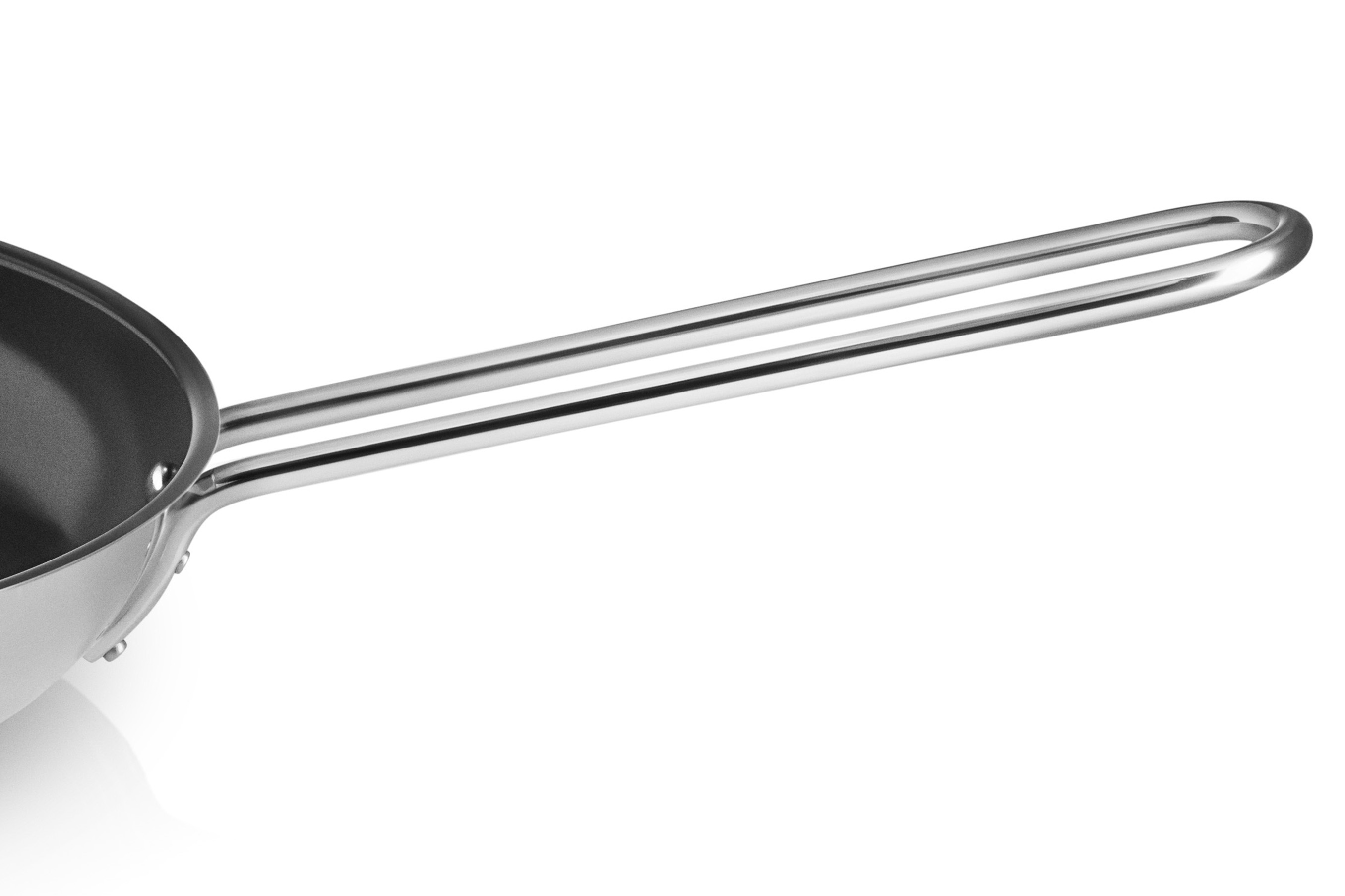 Stainless steel stekpanna - 30 cm - keramisk Slip-Let®-beläggning