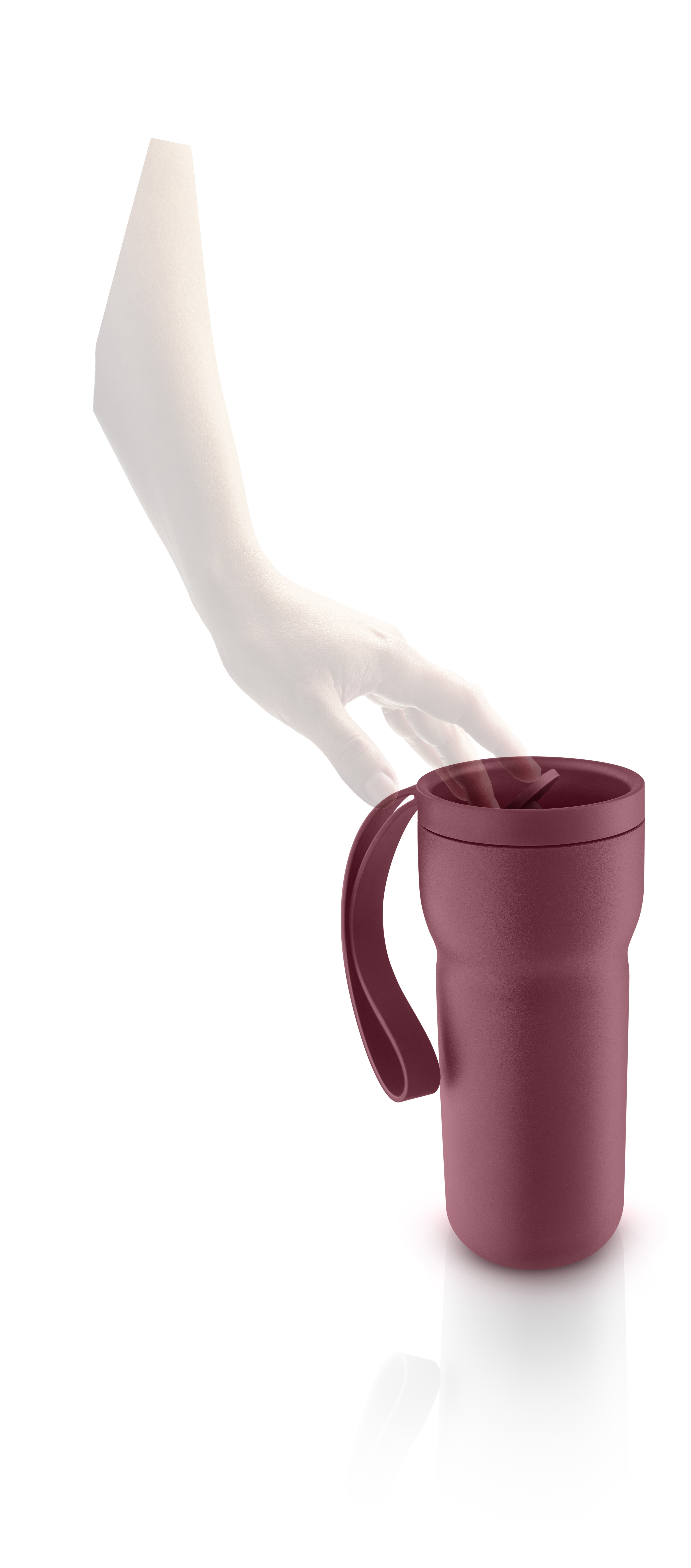 Nordic kitchen thermo coffee cup - 0.35 liters - Pomegranate