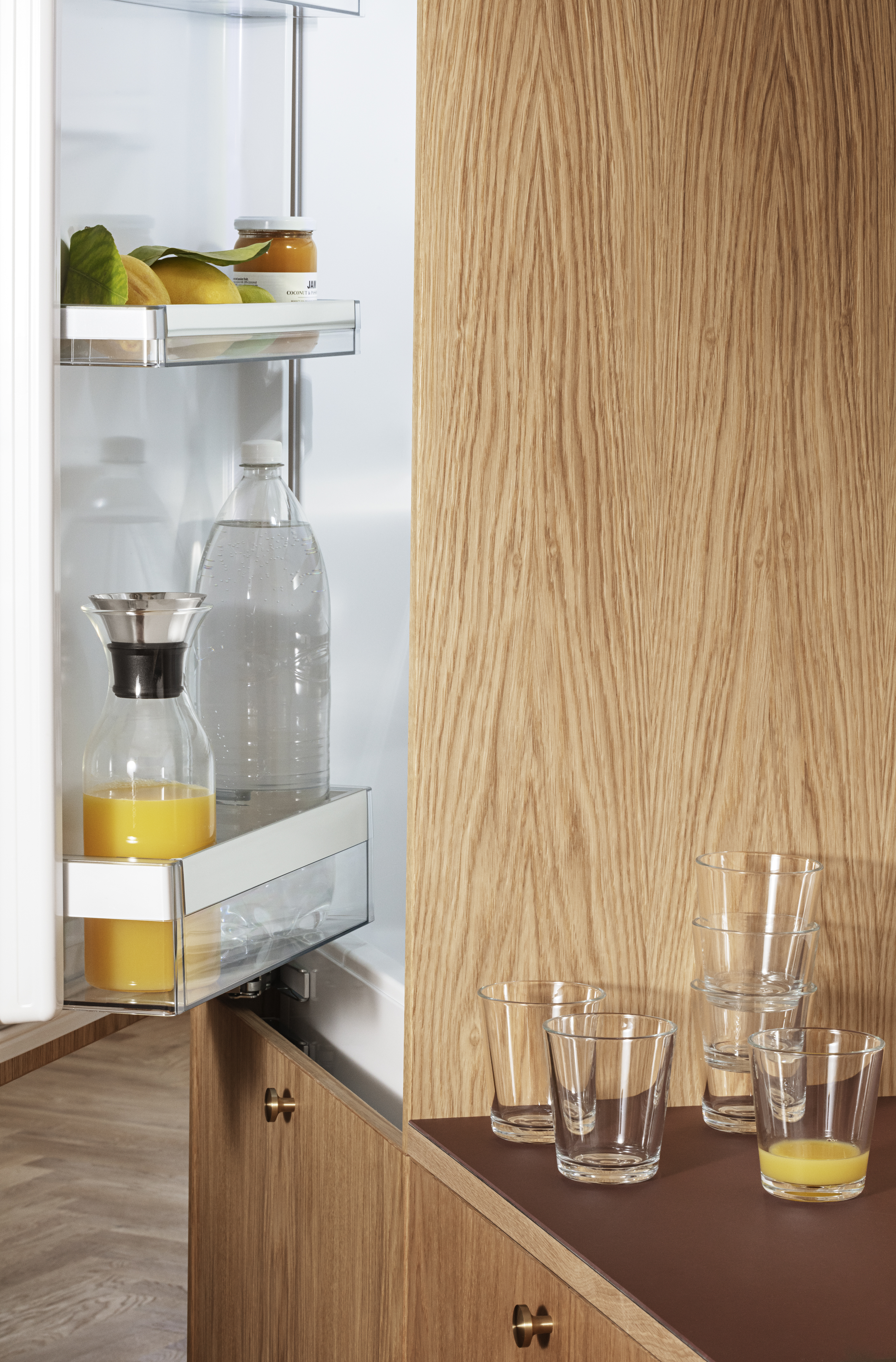 Køleskabskaraffel 1,0 L uden dragt