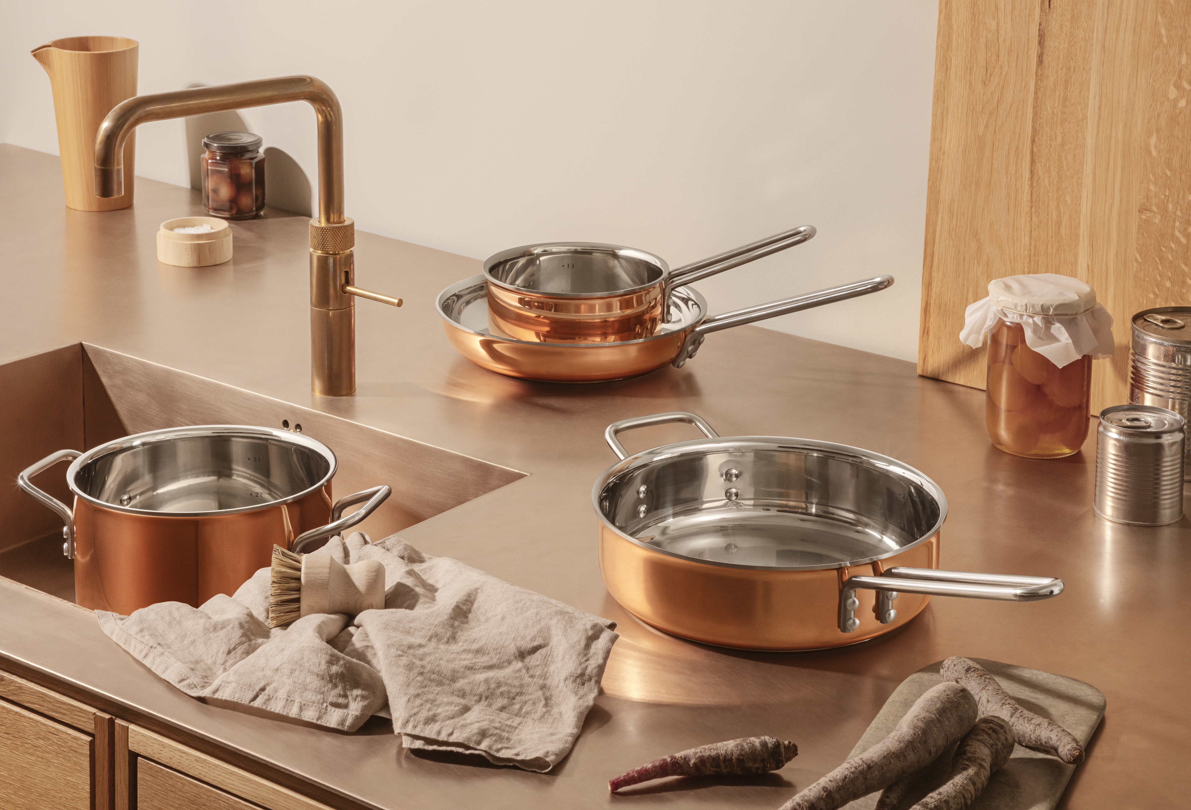 Copper saucepan - 1.5 l