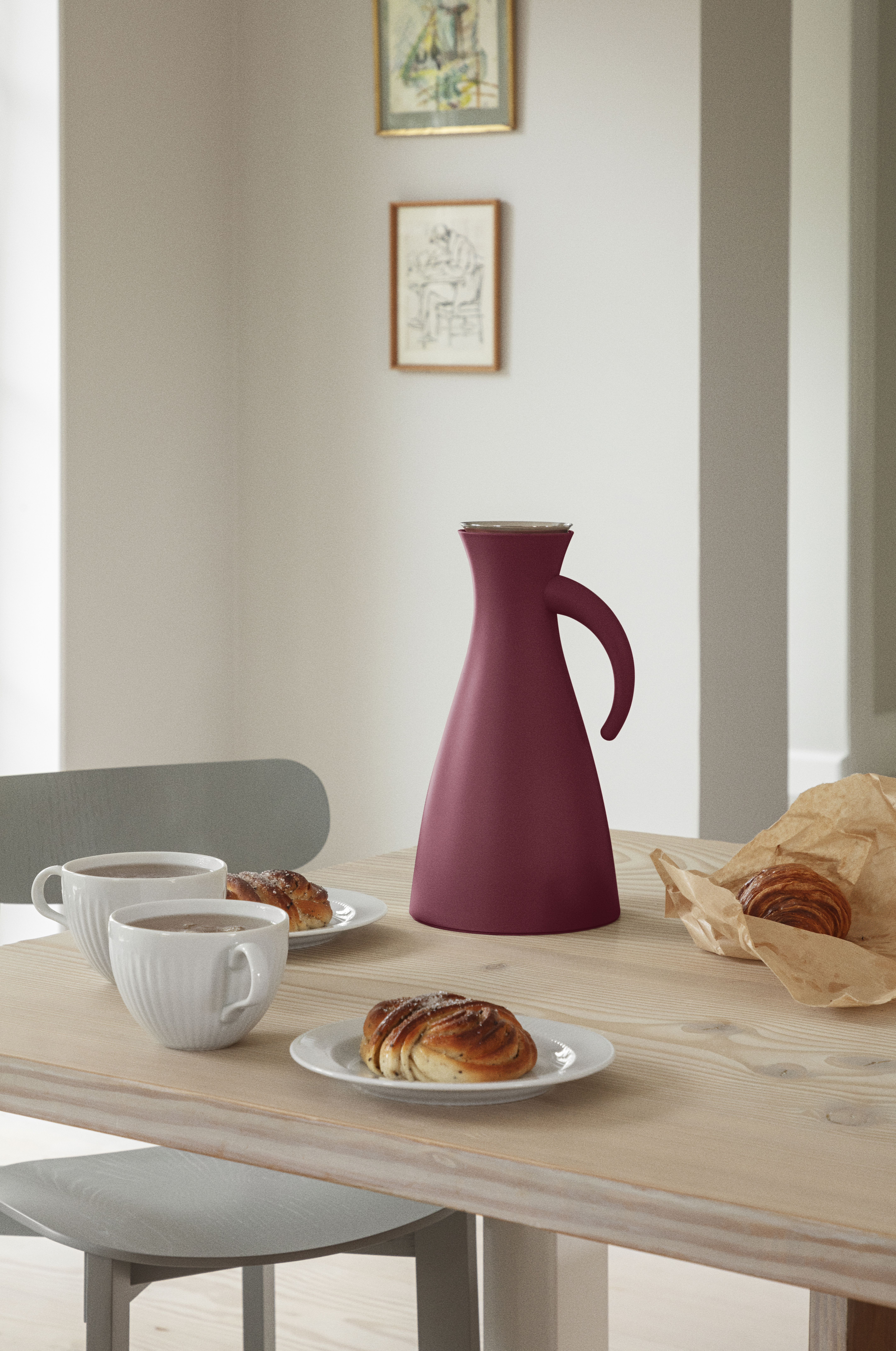 Vacuum jug 1.0 L Ruby