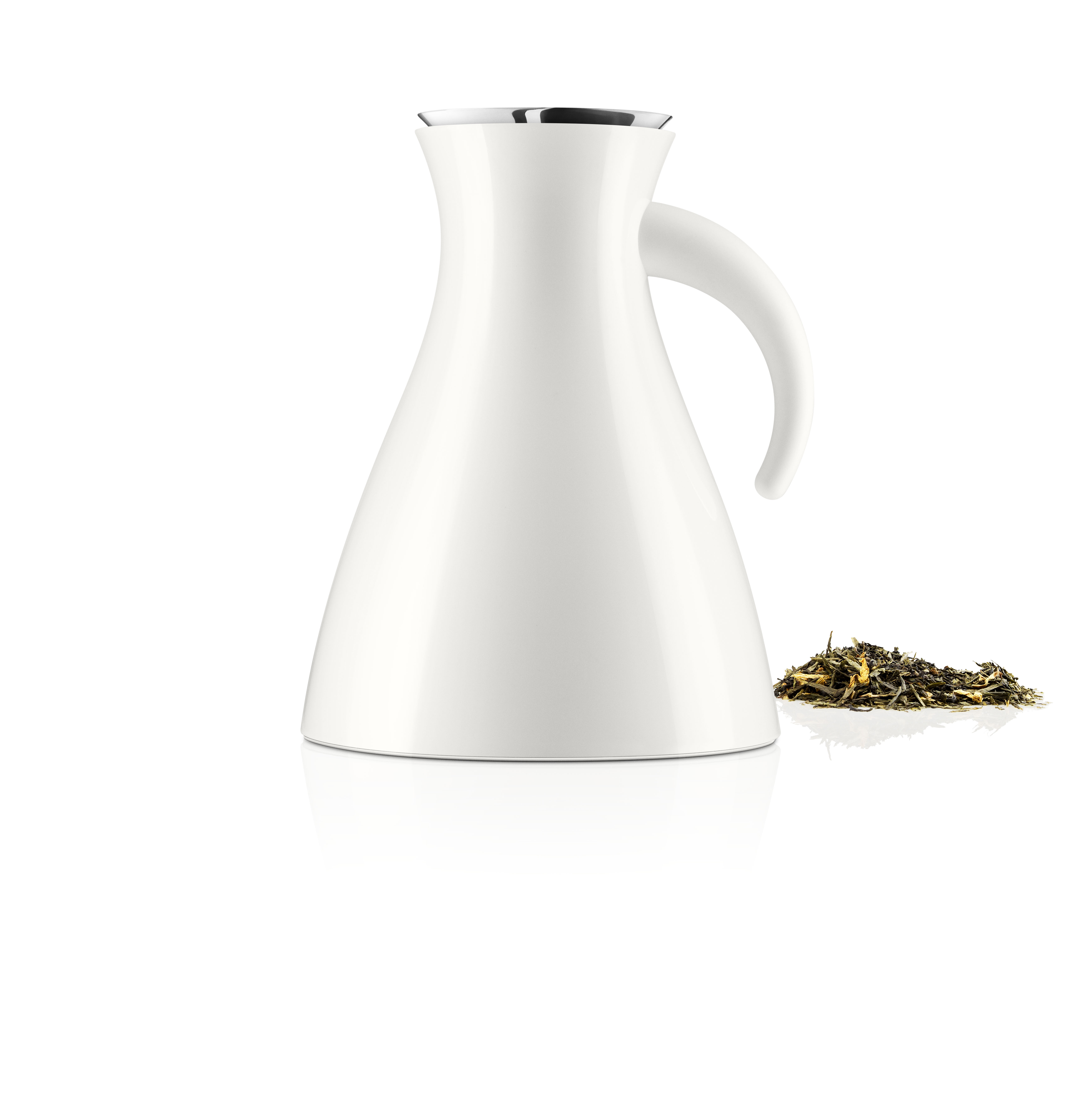 Termokanne - 1.0 l, low - white